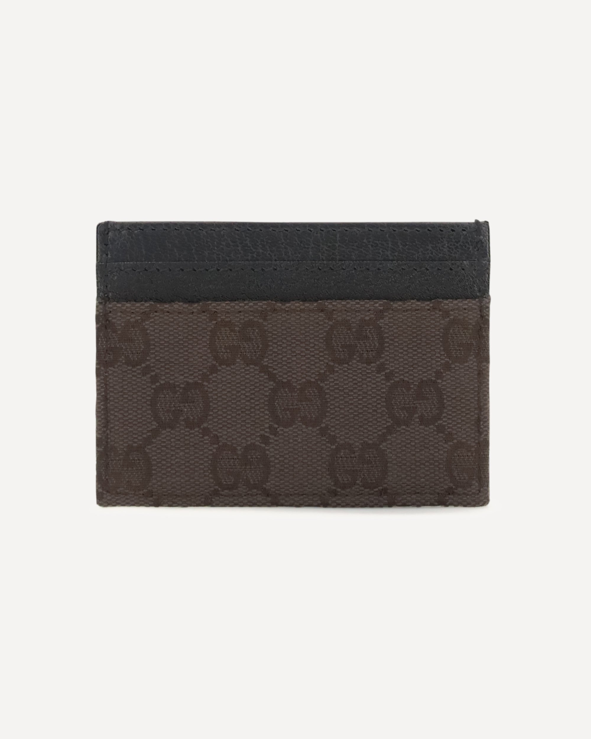 Gucci Gg Fabric Card Holder