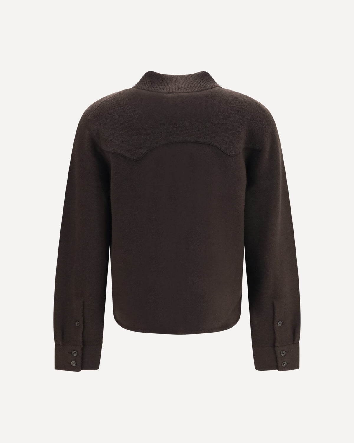 Guest in Residence Cropped Western Cashmere Shirt - alternate view