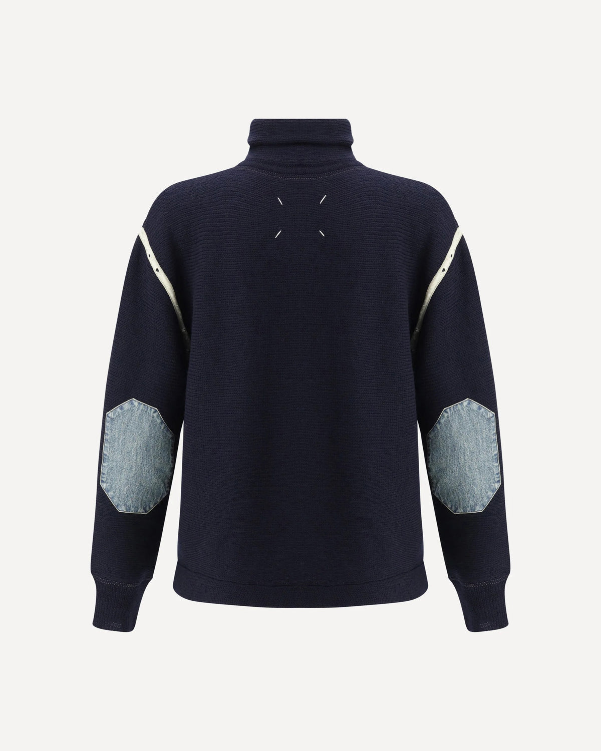 Maison Margiela Wool Half-Zip High-Neck Sweater - alternate view