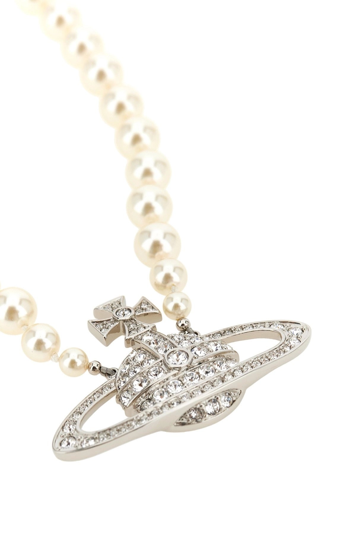 Vivienne Westwood Man Bas Relief Pearl Necklace - alternate view