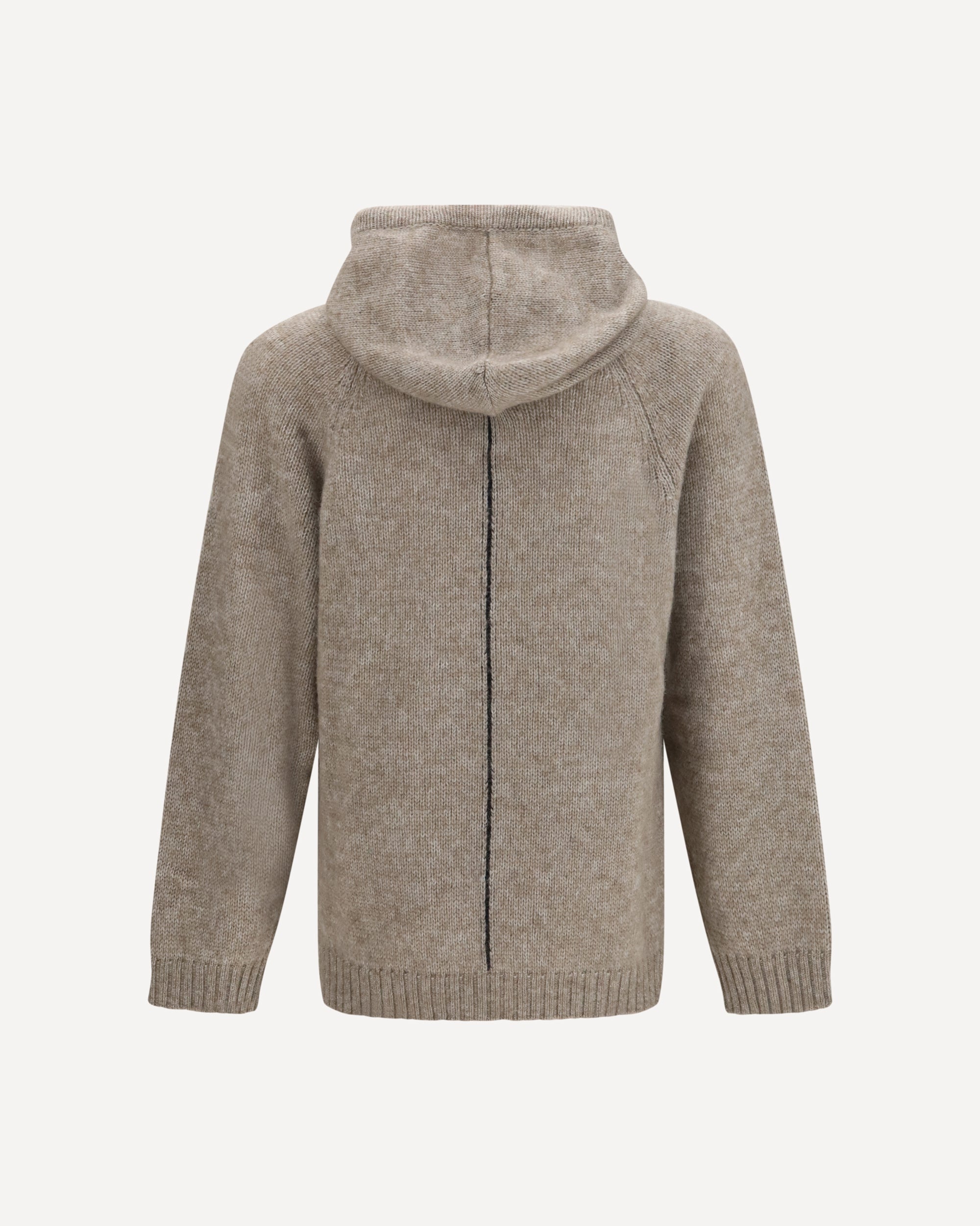 Giorgio Armani Alpaca-Knit Hooded Sweatshirt - alternate view