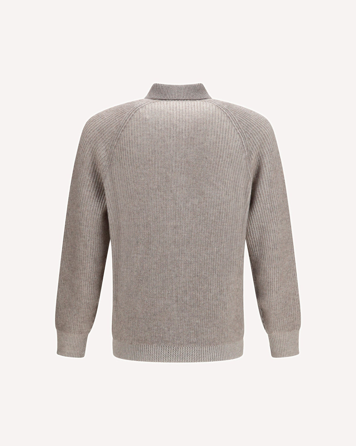 Brunello Cucinelli Cashmere Milano Stitch Polo Sweater - alternate view