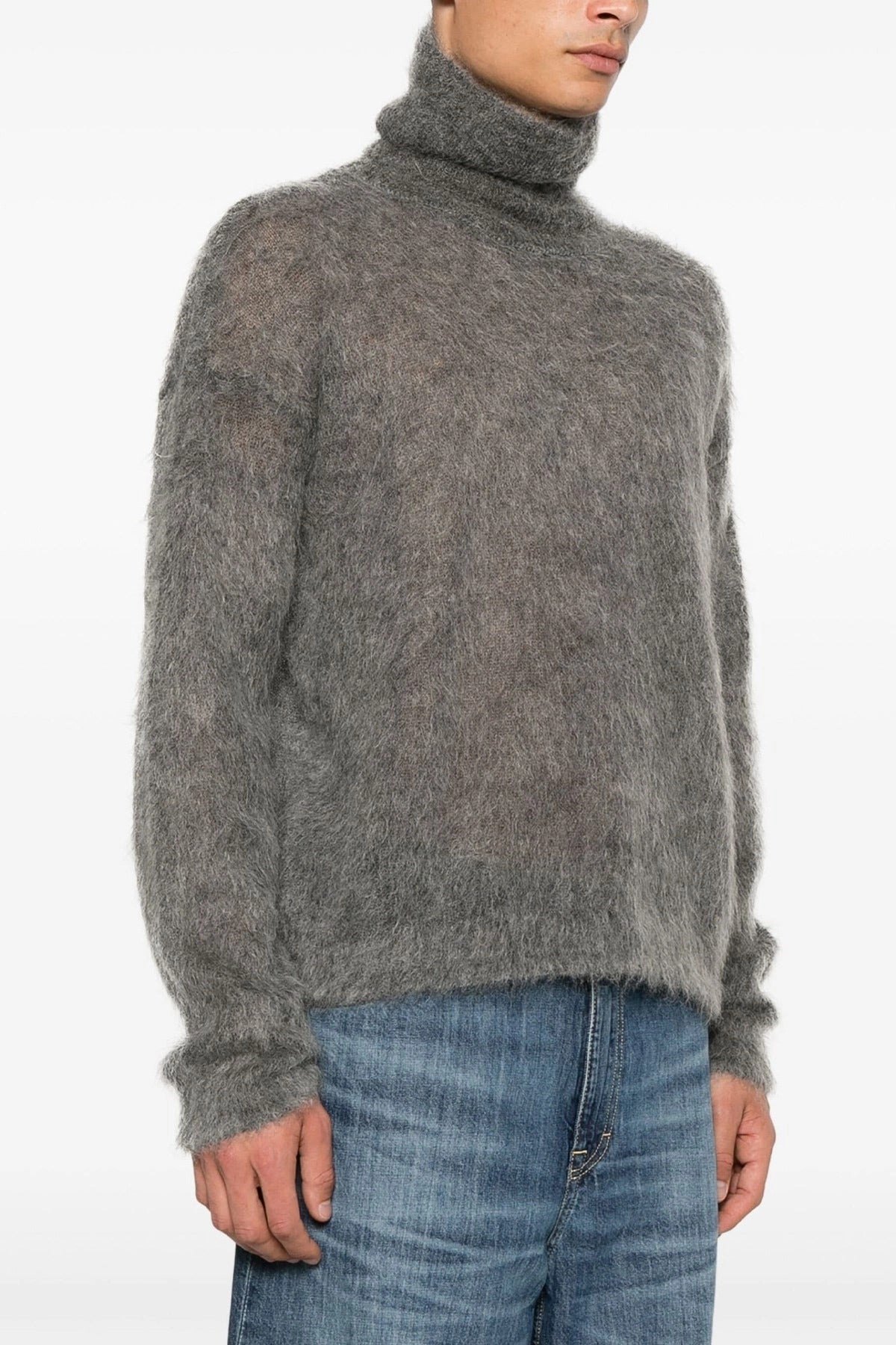 Saint Laurent Mohair Turtleneck Sweater - alternate view