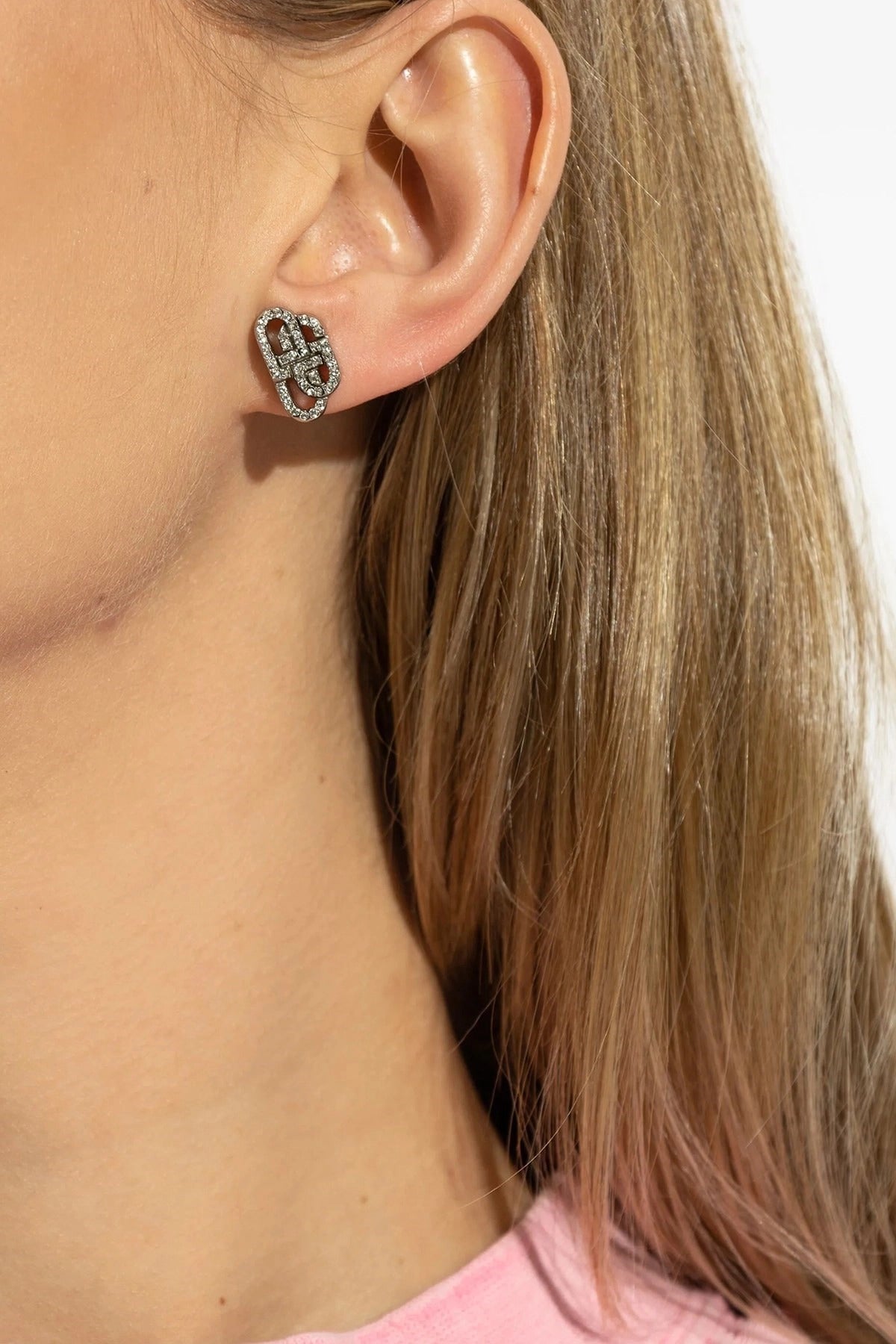 Balenciaga BB Xs Stud Earrings - alternate view