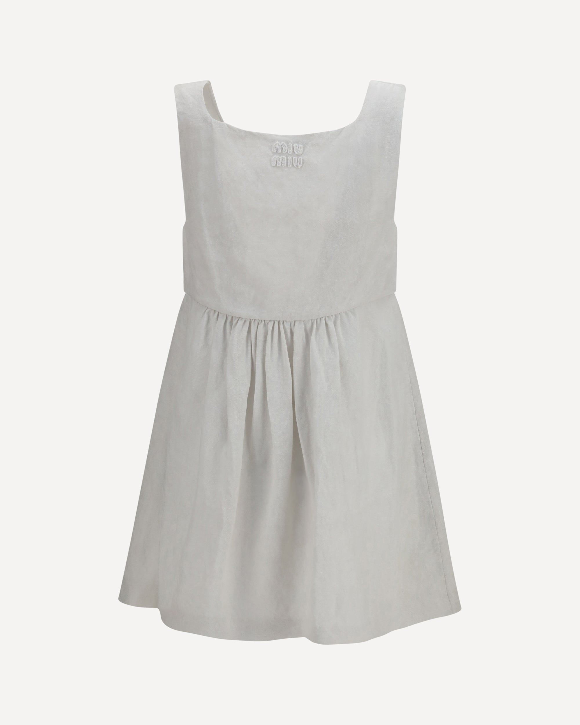 Miu Miu Linen Short Dress