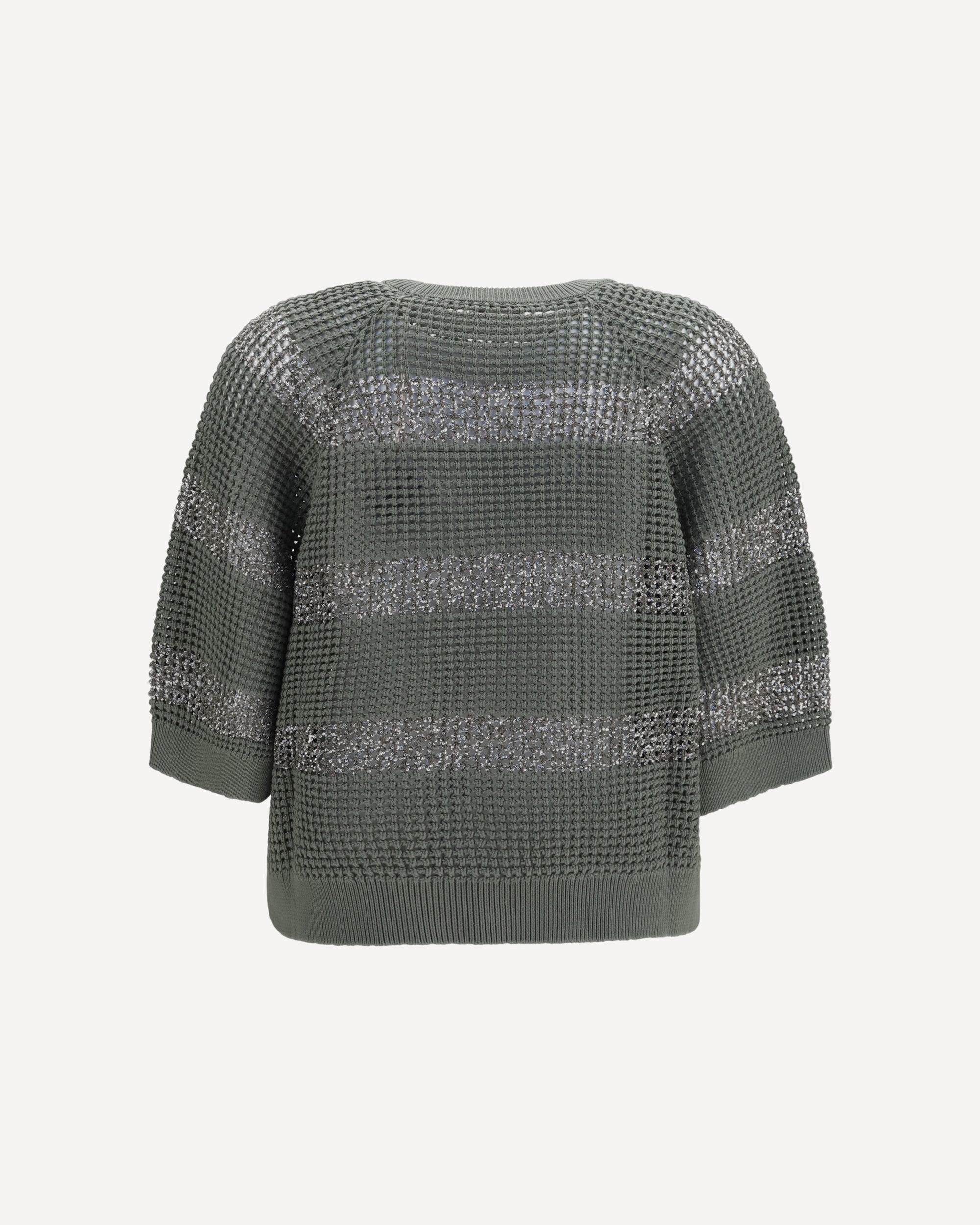 Brunello Cucinelli Ajour-Paillettenpullover - alternate view