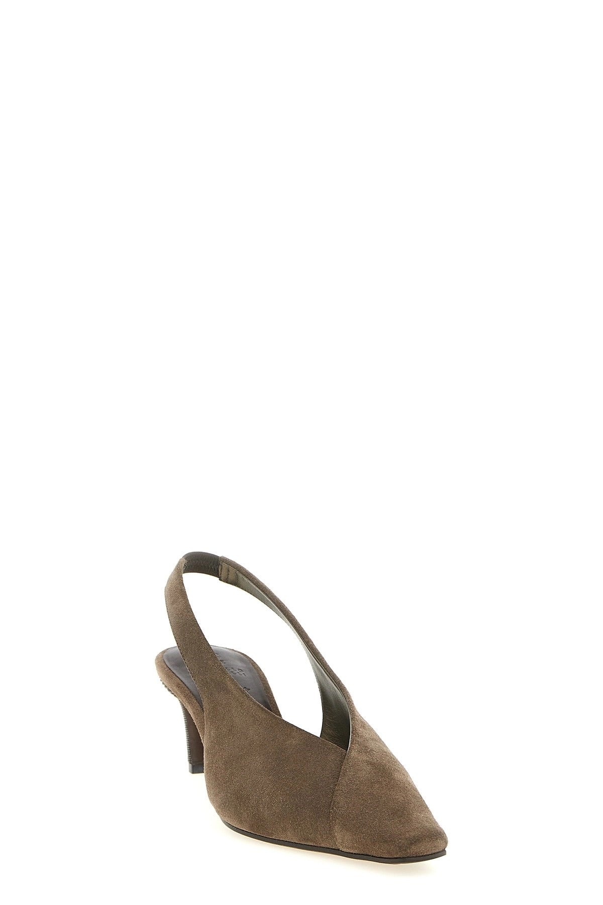 Brunello Cucinelli City Suede Slingback - alternate view