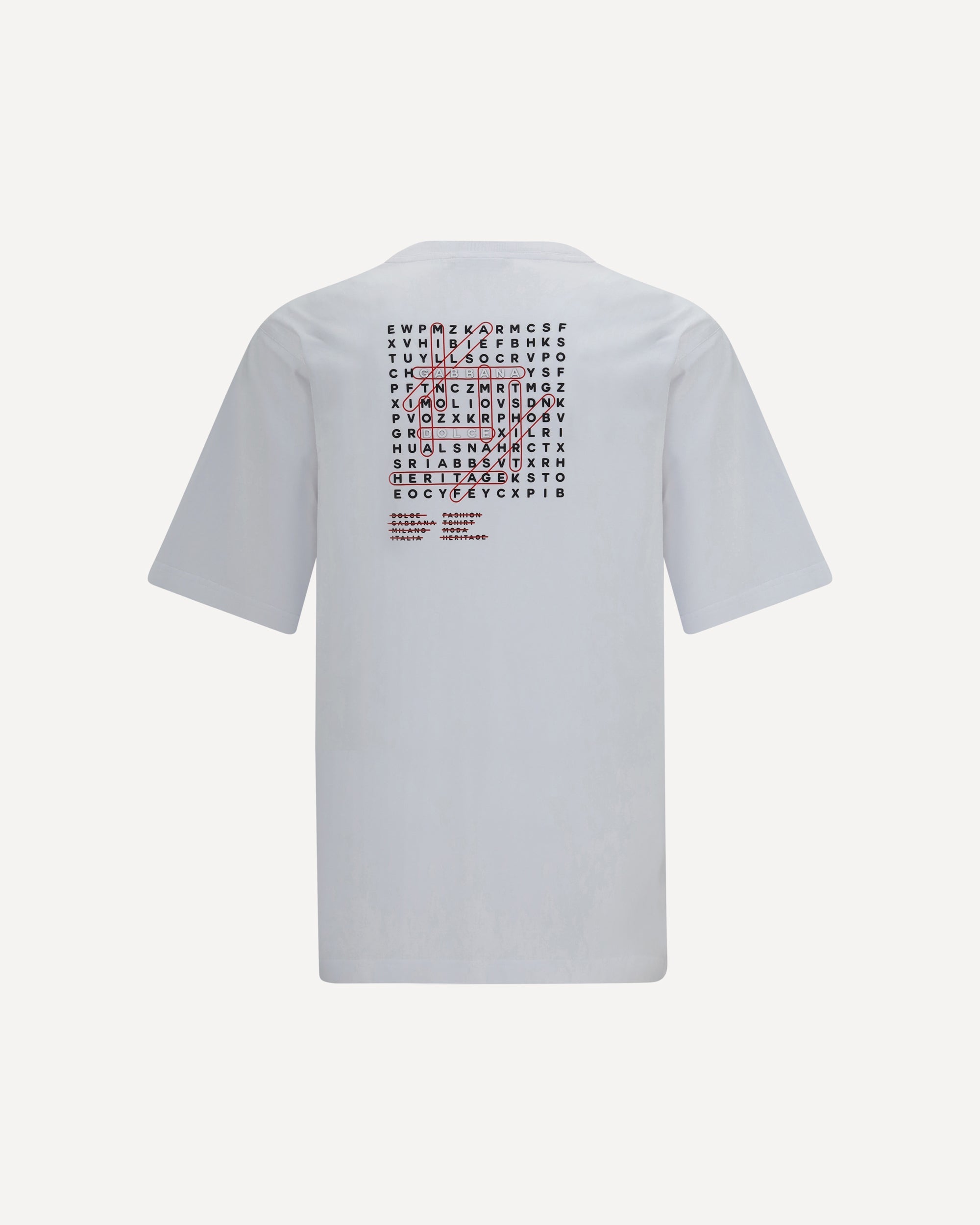 Dolce & Gabbana Cotton T-Shirt With Back Print - alternate view