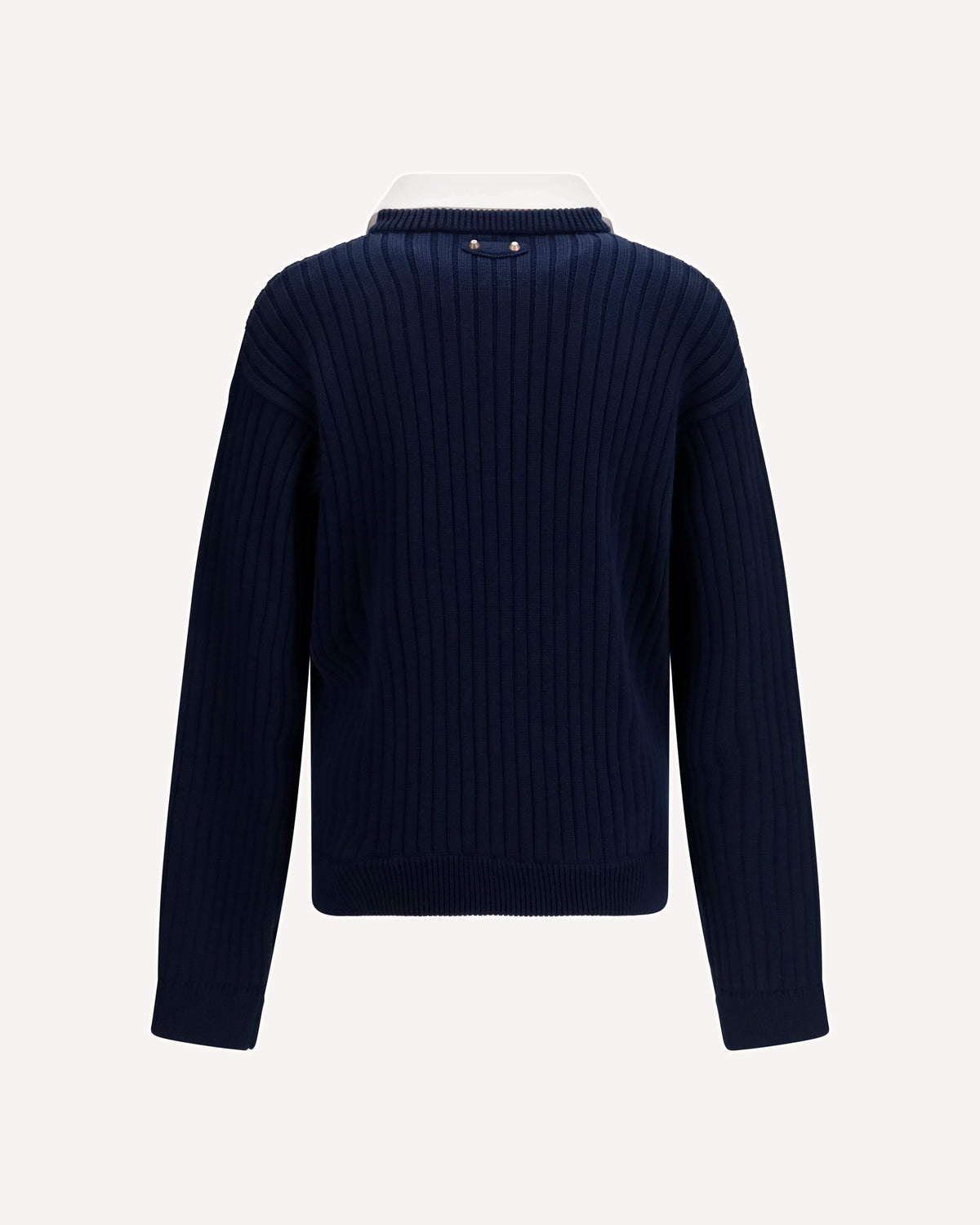 Balenciaga Cotton Sweater With Shirt Details - alternate view