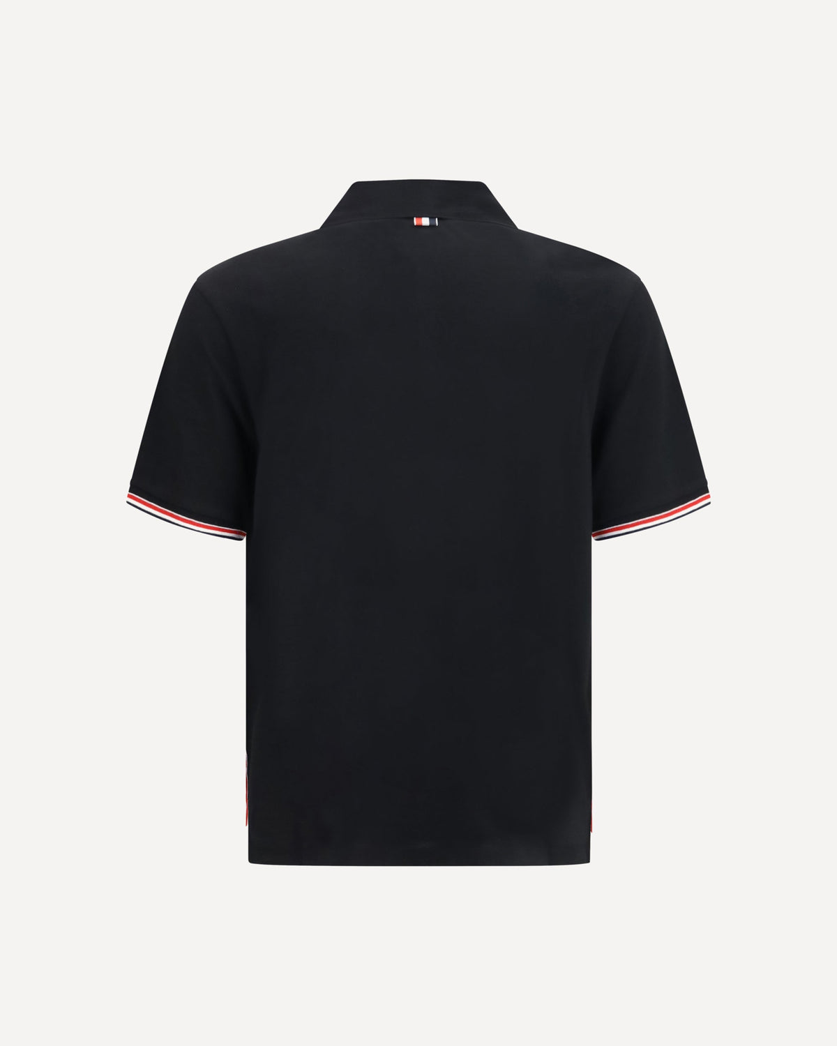 Thom Browne Rwb Striped Short-Sleeve Polo - alternate view