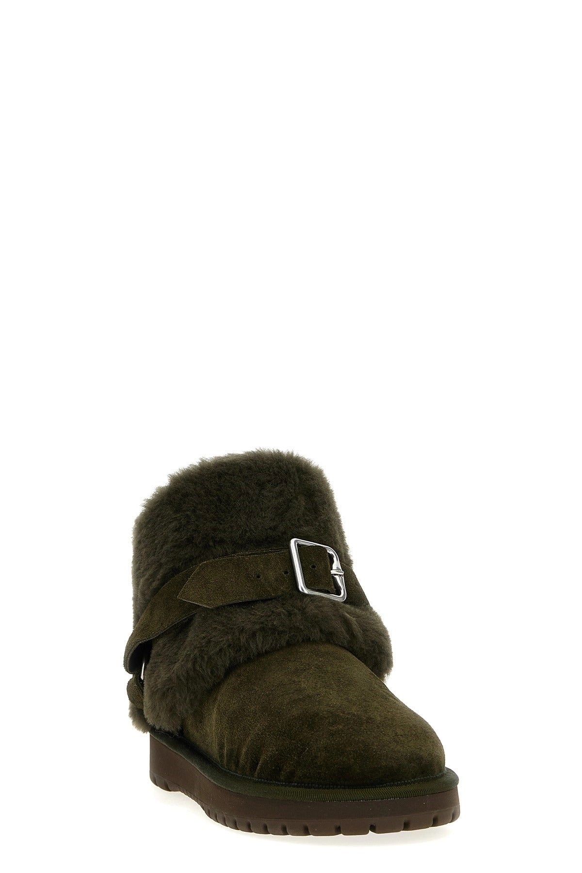 Burberry Chubby Suede Ankle Boots - alternate view