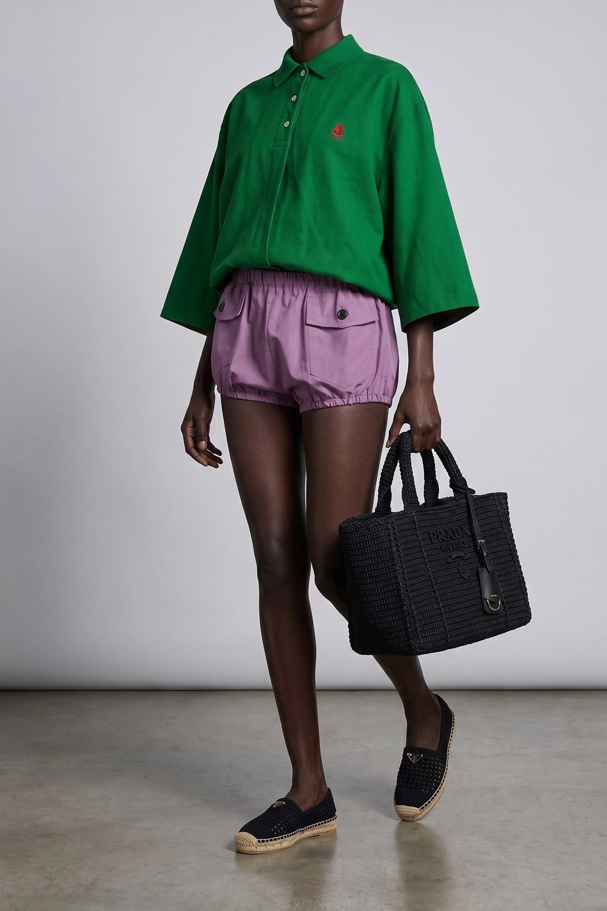 Prada Crochet Knit Espadrilles - alternate view
