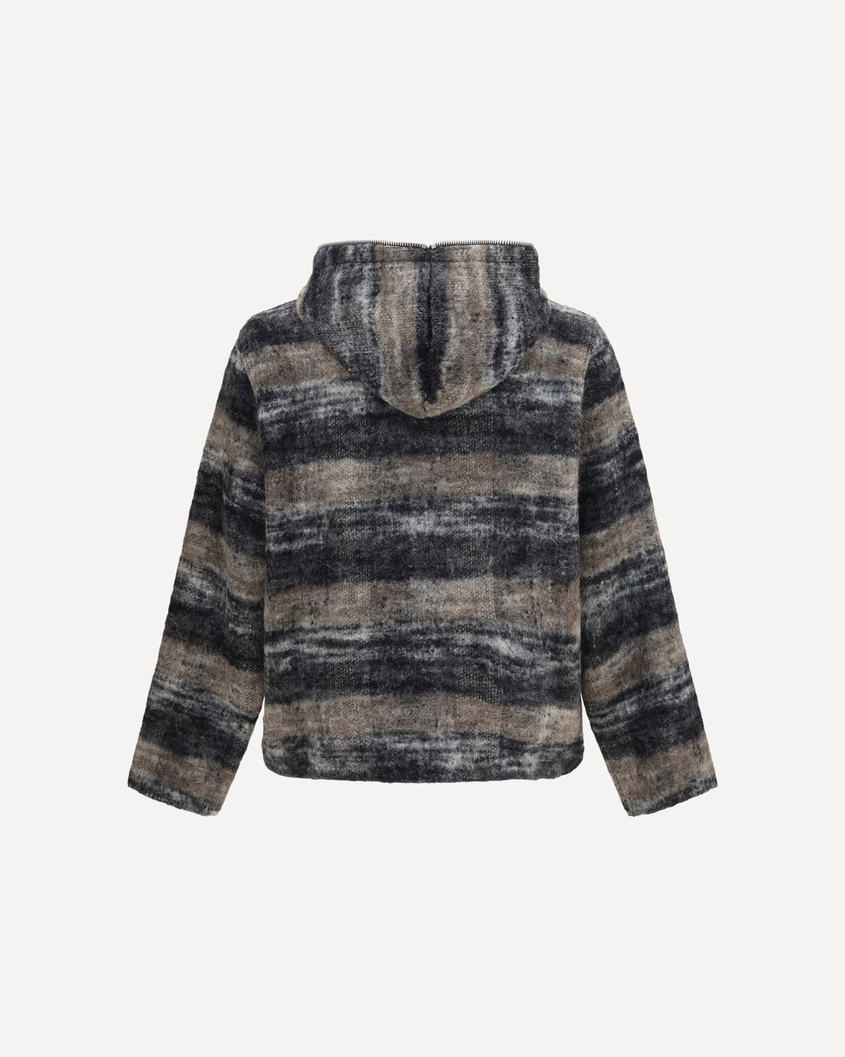 Our Legacy Hooded Checked Knit Sweatshirt - alternate view