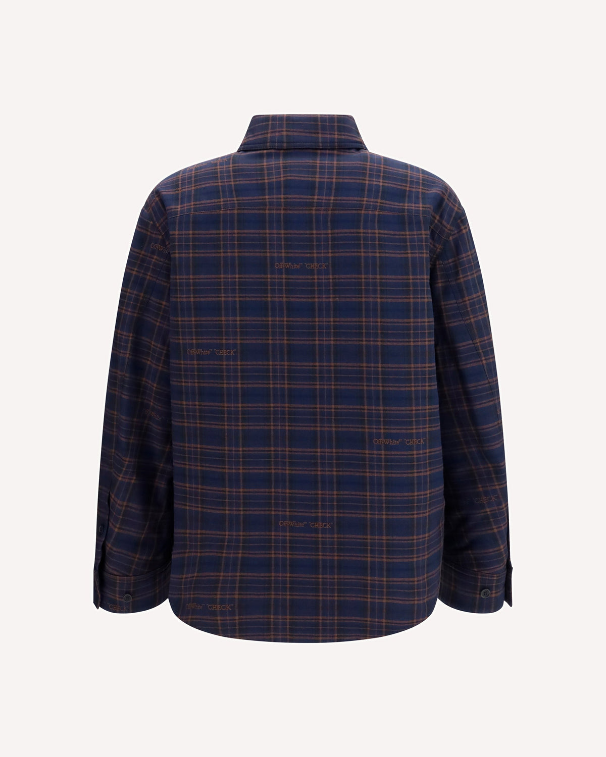 Off-White Oversized Padded Flannel Shirt - alternate view