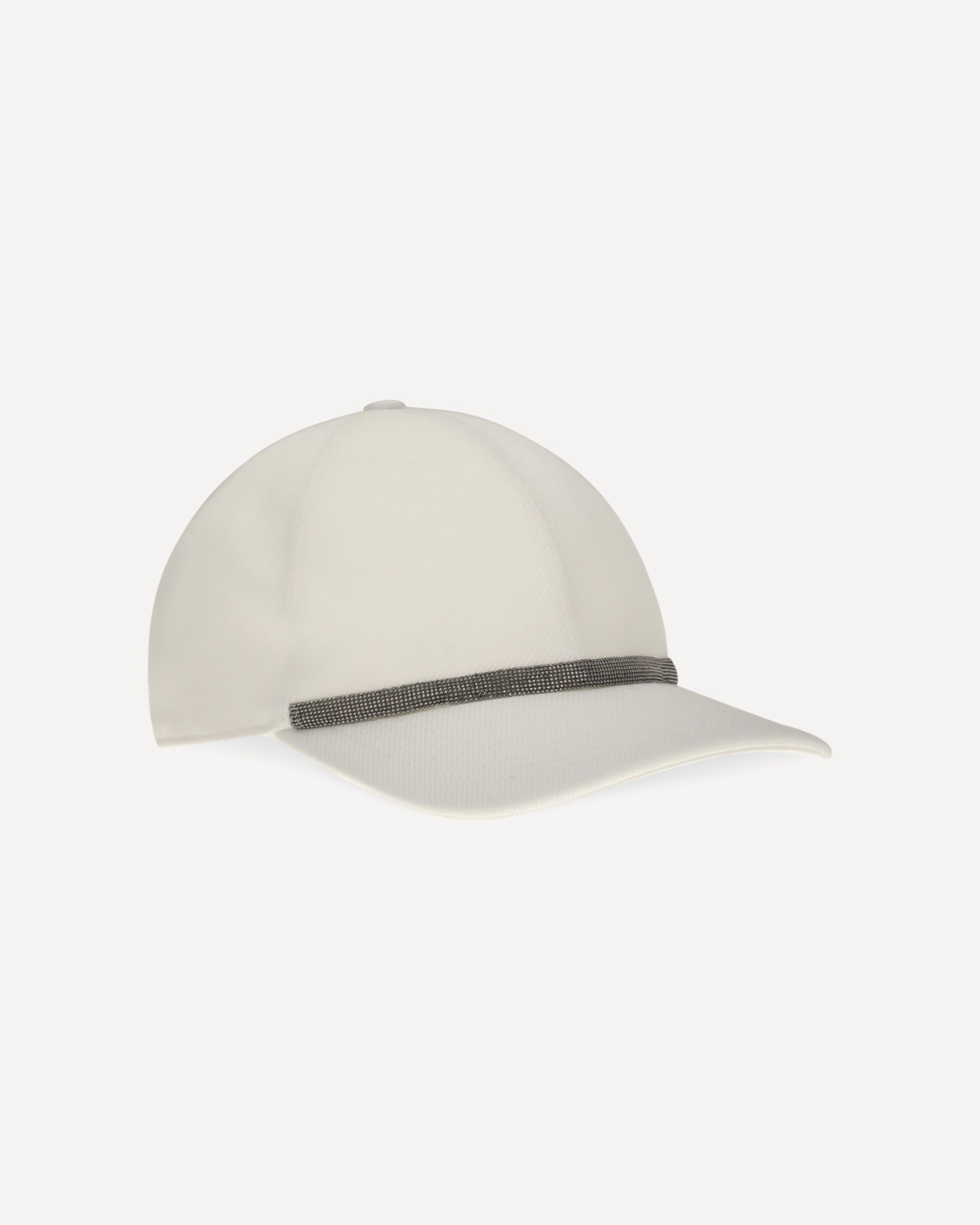 Brunello Cucinelli Baseball Cap With Monili Embellishment