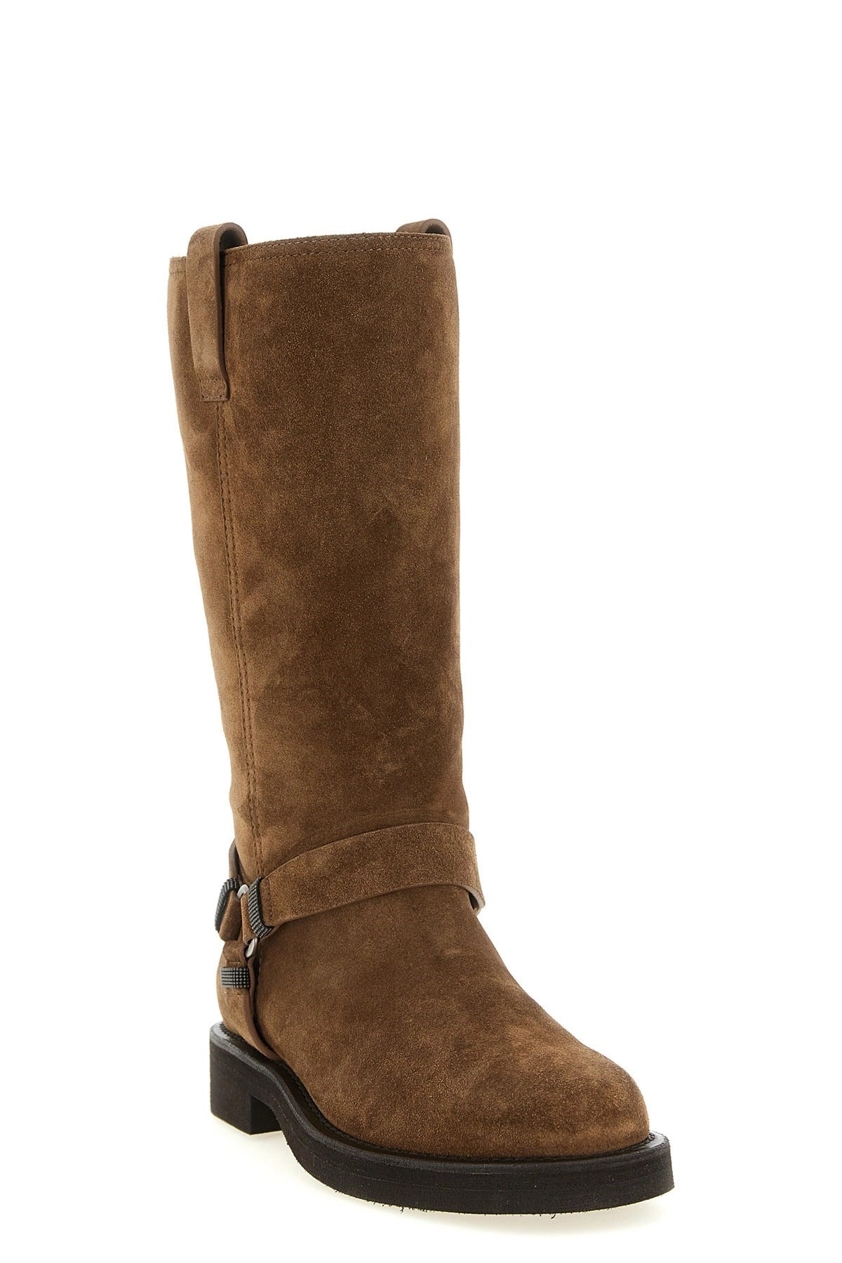 Brunello Cucinelli Monile Suede Boots - alternate view