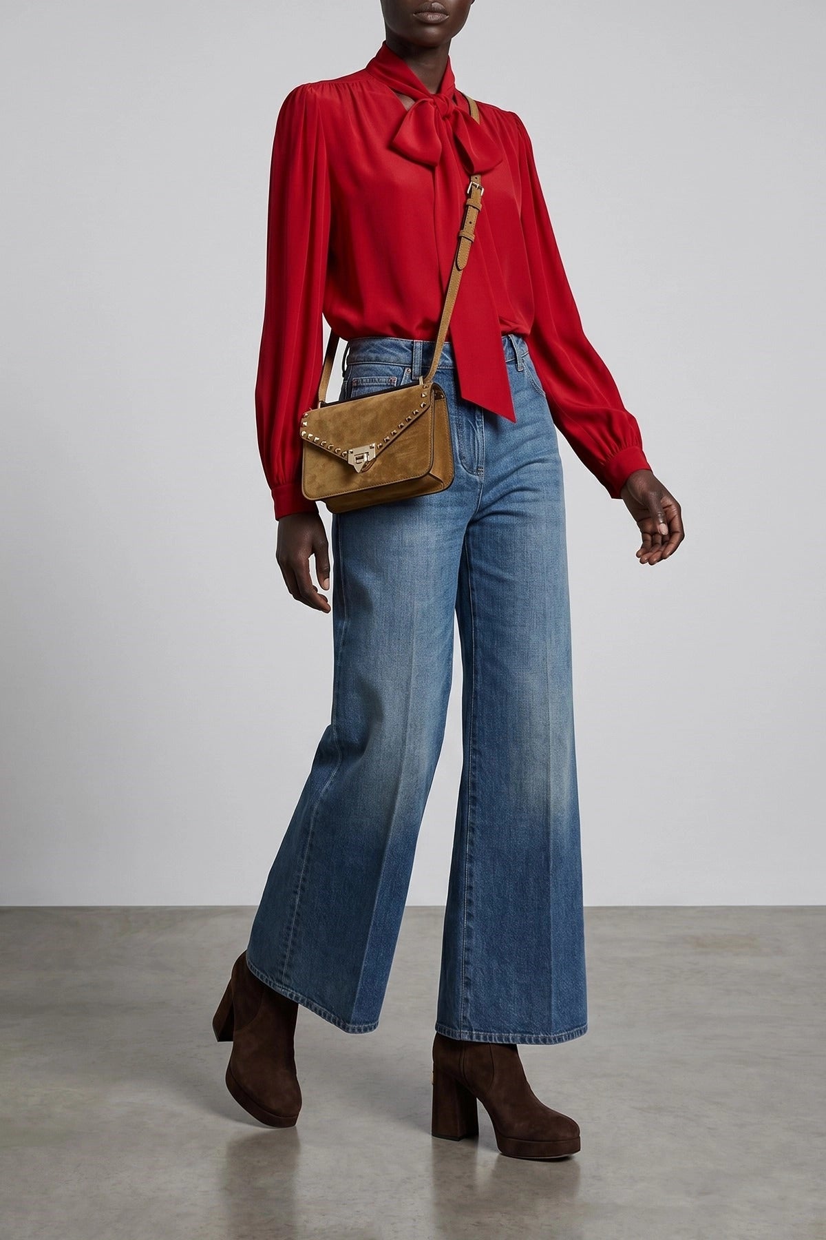 Valentino Garavani Silk Shirt With Bow - alternate view