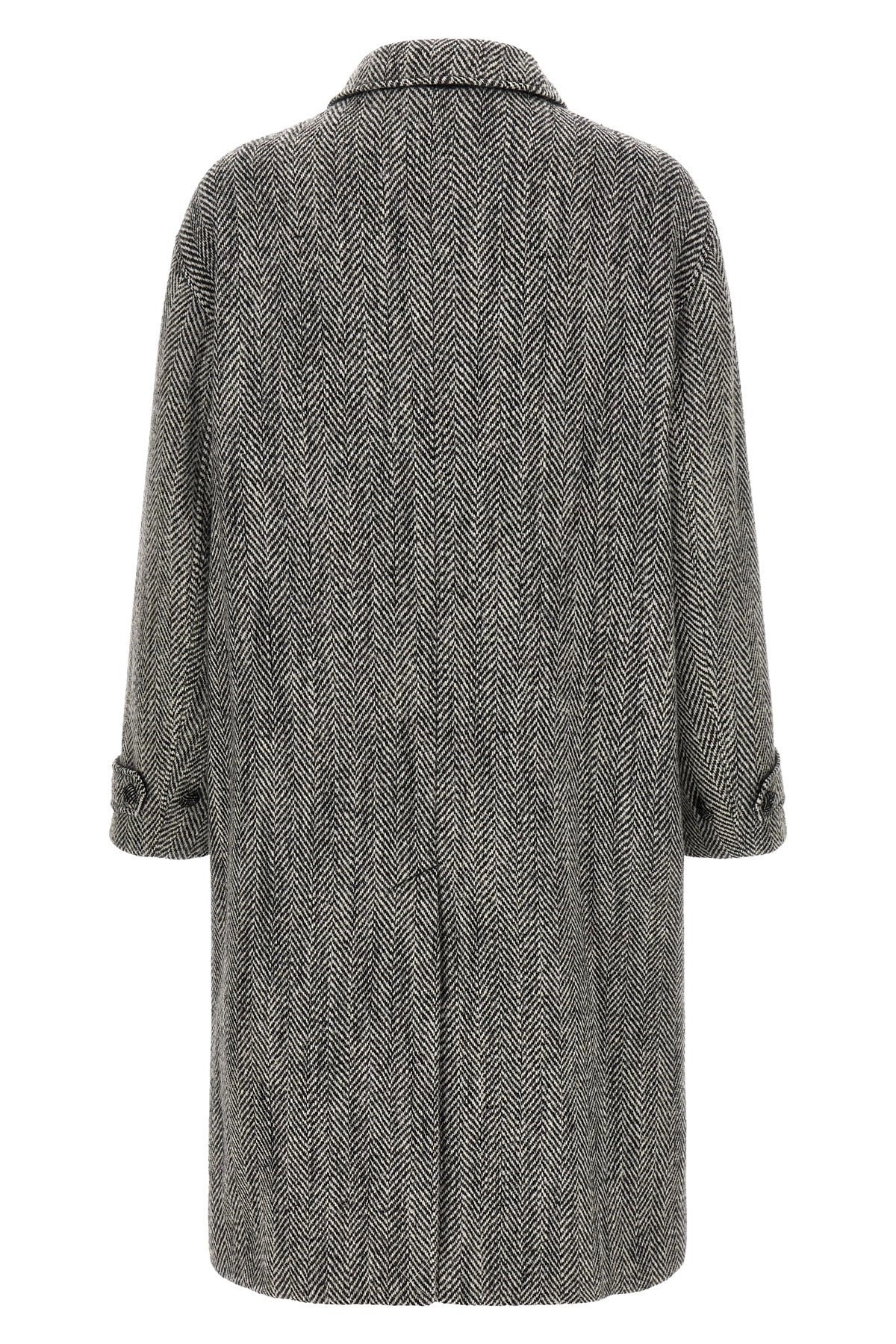 Dolce & Gabbana Chevron Wool Coat - alternate view