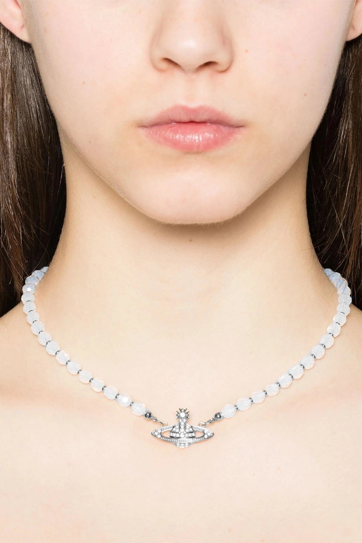 Vivienne Westwood Mini Bas Relief Pearl Choker - alternate view