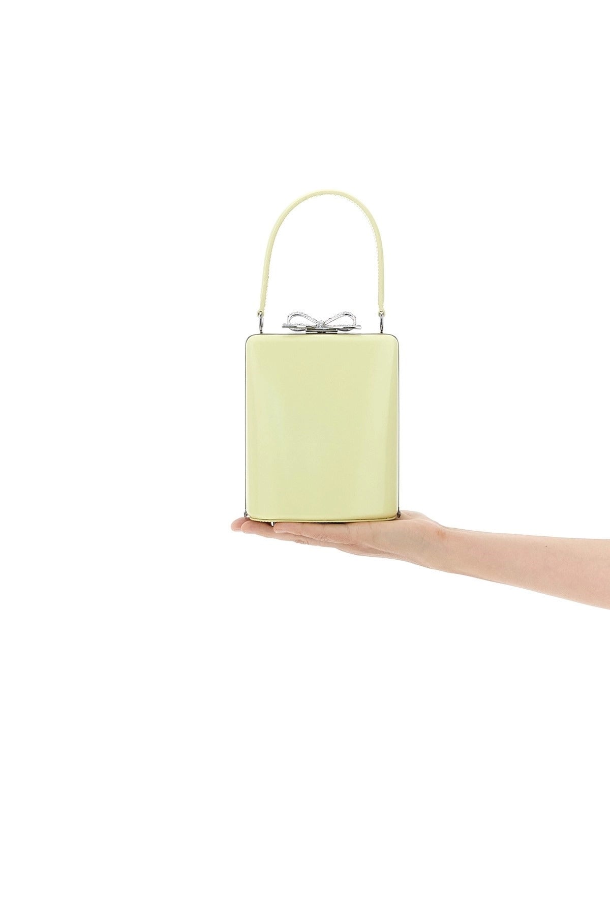 Self-Portrait Yellow Leather Handbag - alternate view