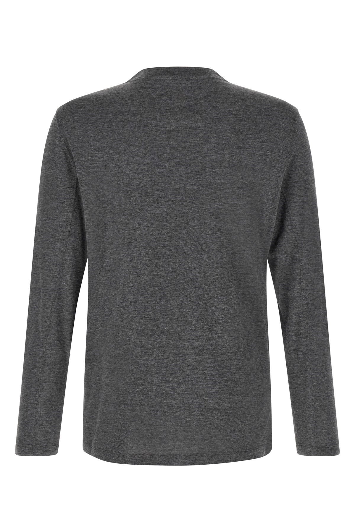 Brunello Cucinelli Silk Cotton Long-Sleeve T-Shirt - alternate view