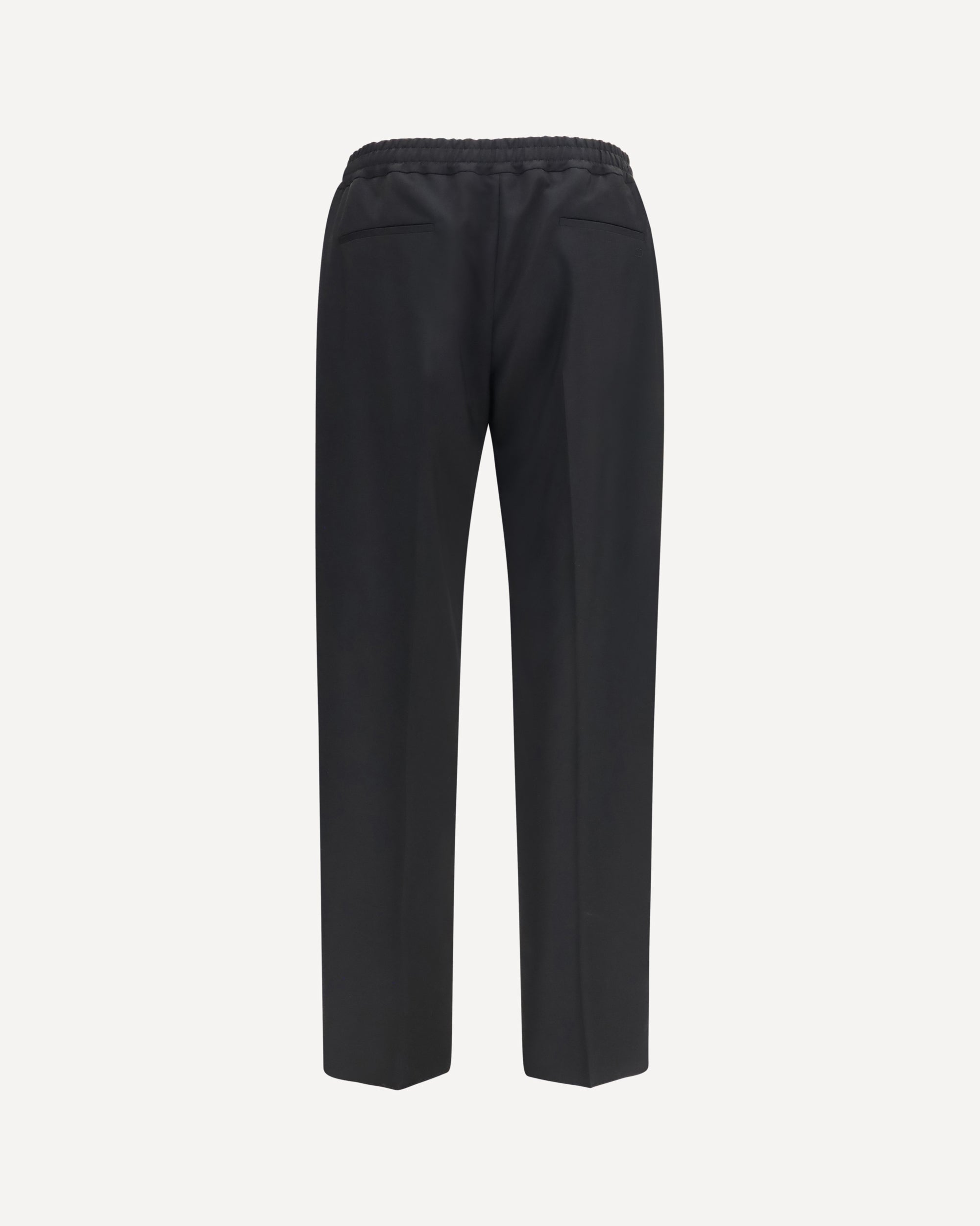 Valentino Garavani VLogo Embroidered Cotton Gabardine Pants
