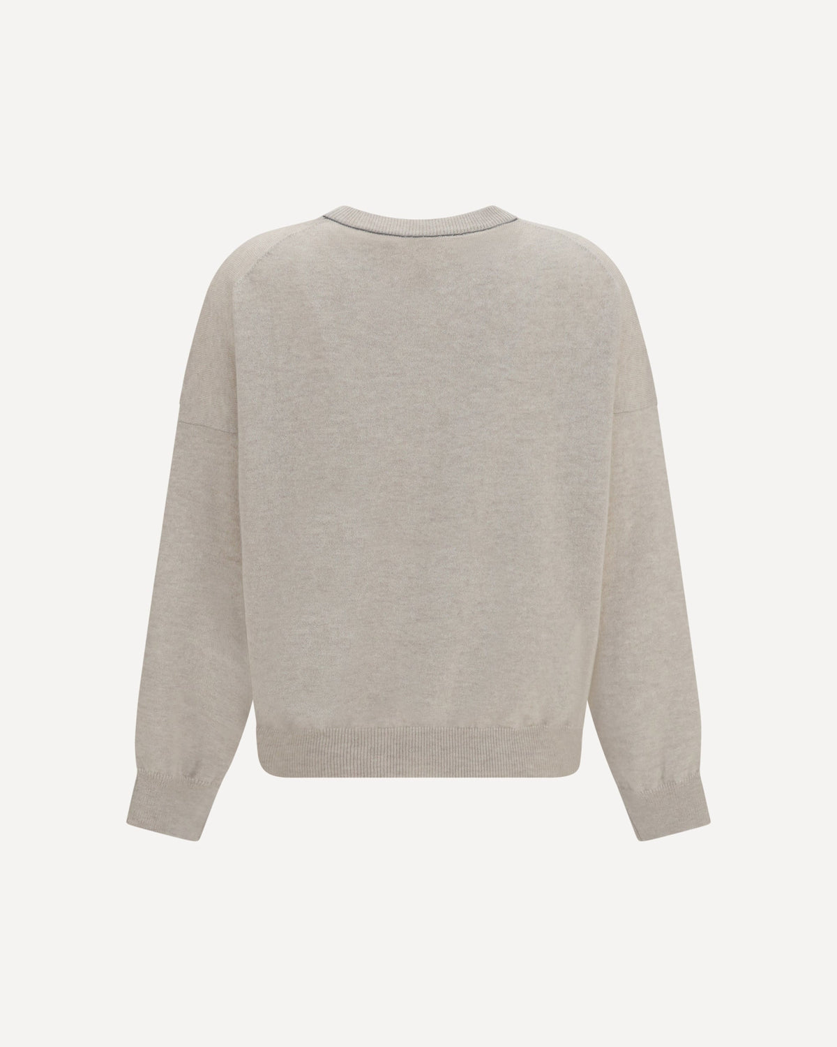 Brunello Cucinelli Cashmere Sweater With Monili Chain - alternate view
