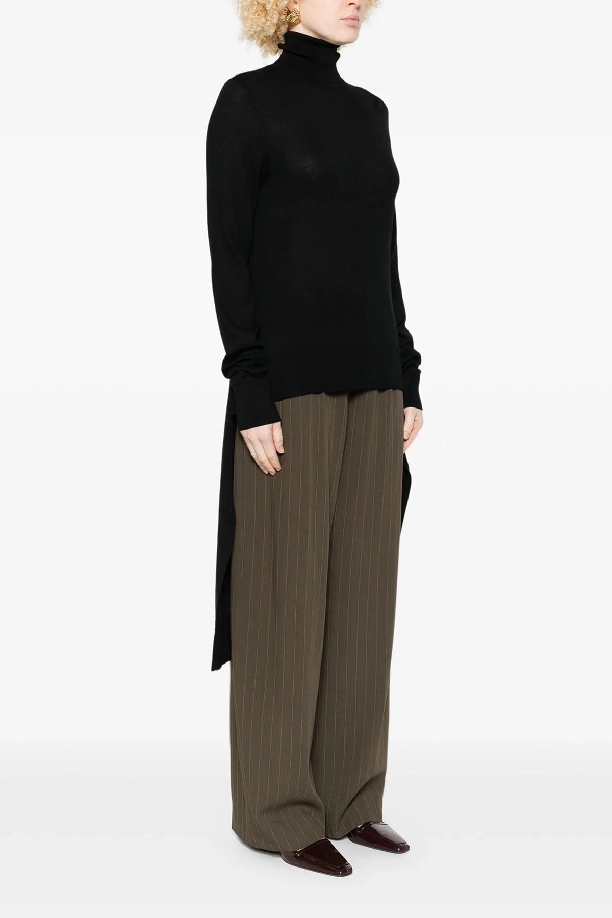 TOTEME Double-Sleeve Turtleneck Sweater - alternate view