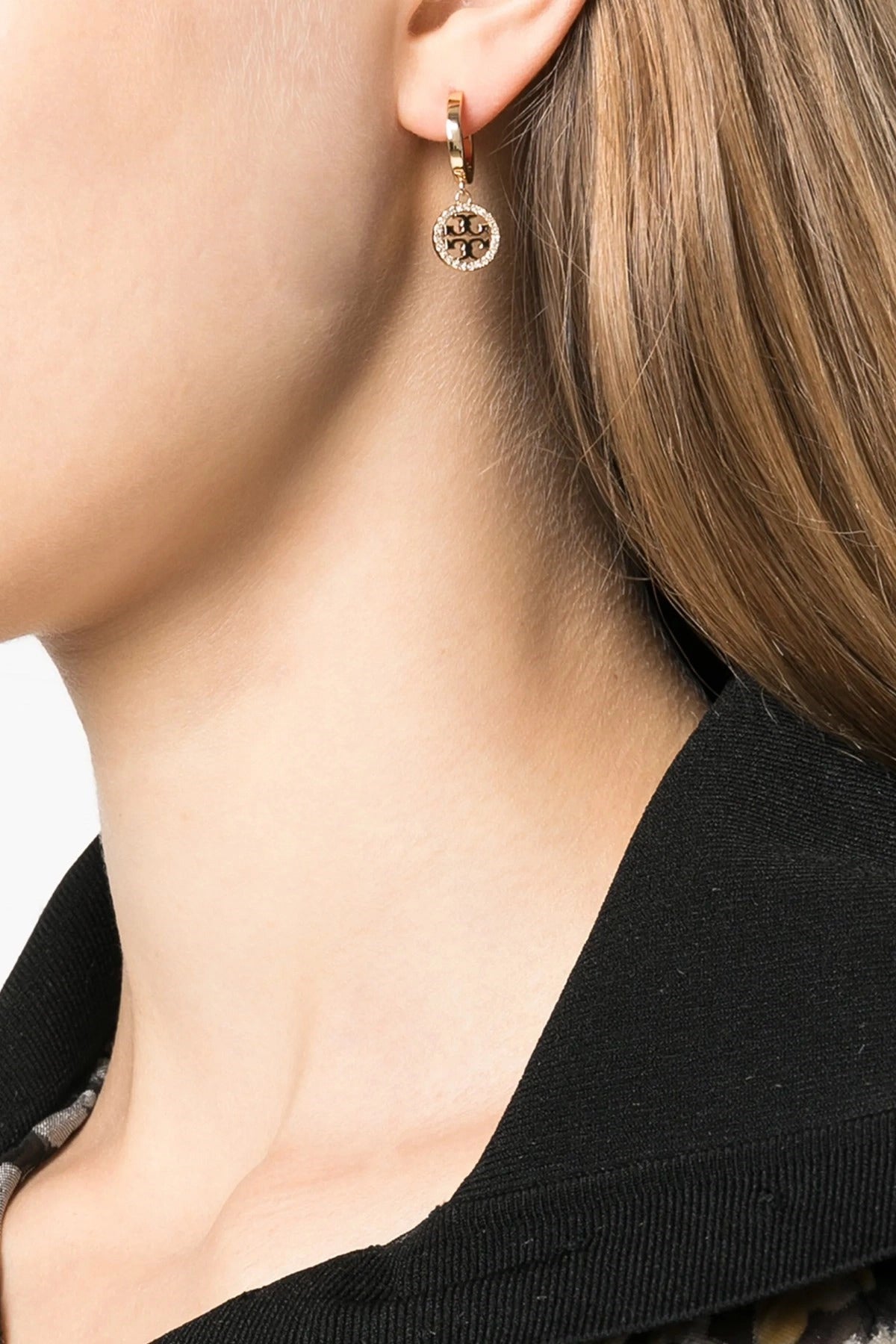 Tory Burch Miller Pavé Drop Earrings - alternate view