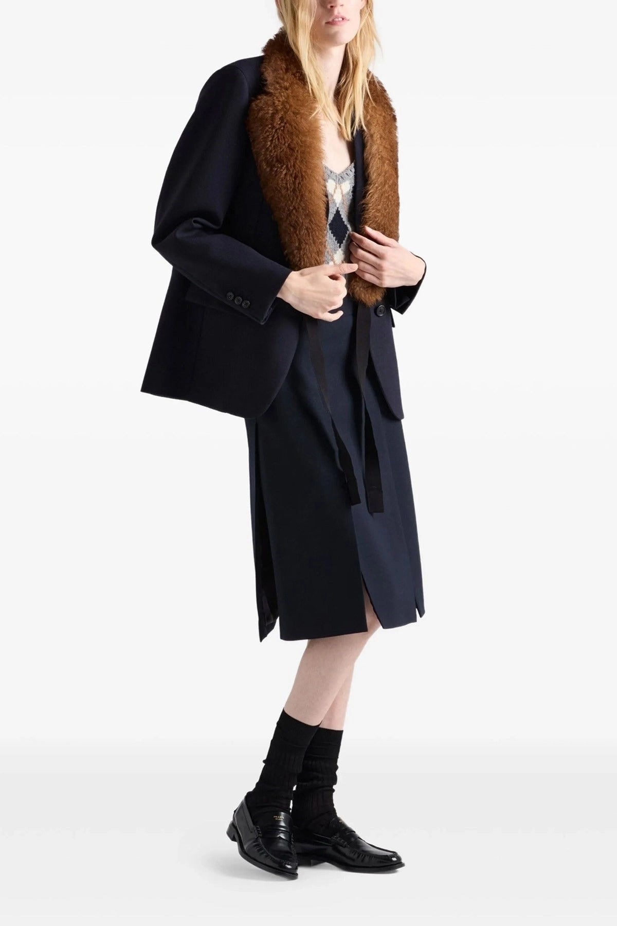 Prada Multi-Slit Midi Skirt - alternate view