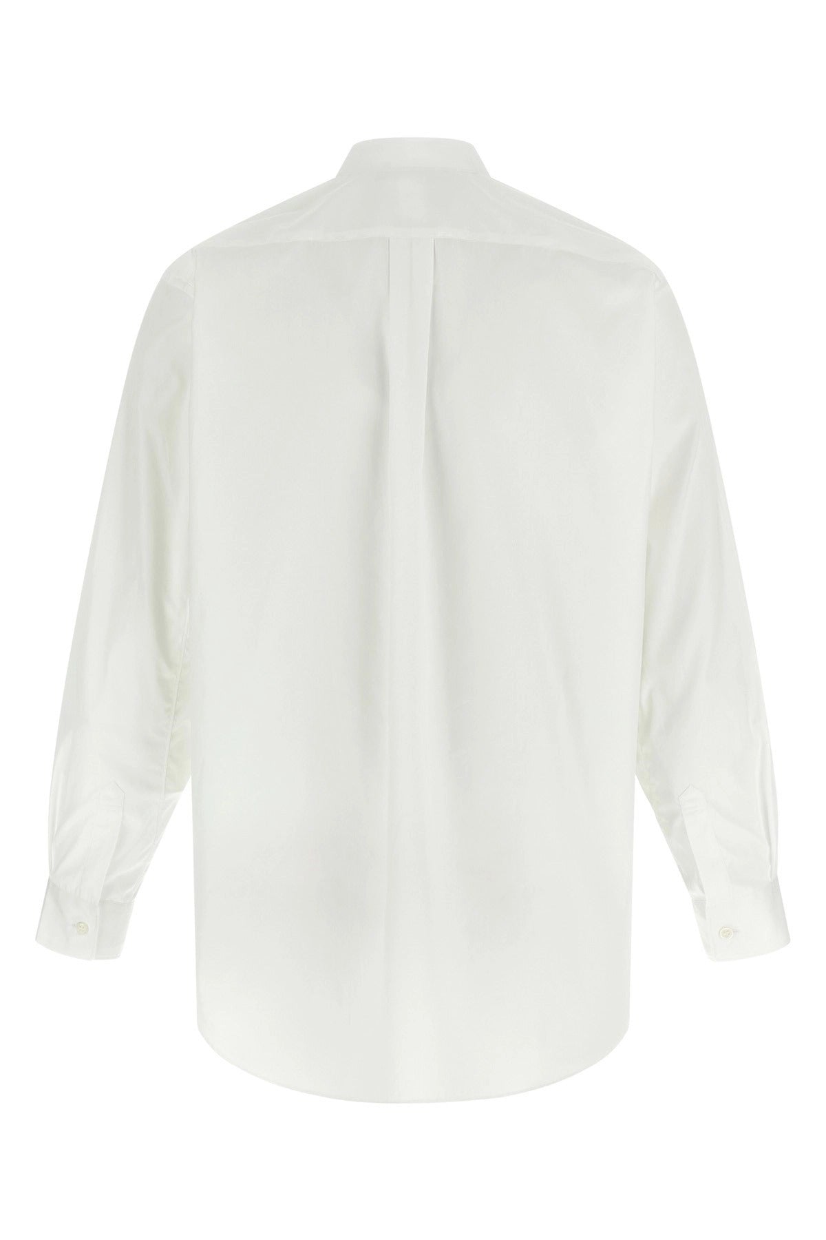 Comme Des Garçons Chemise en popeline de coton à motif - alternate view