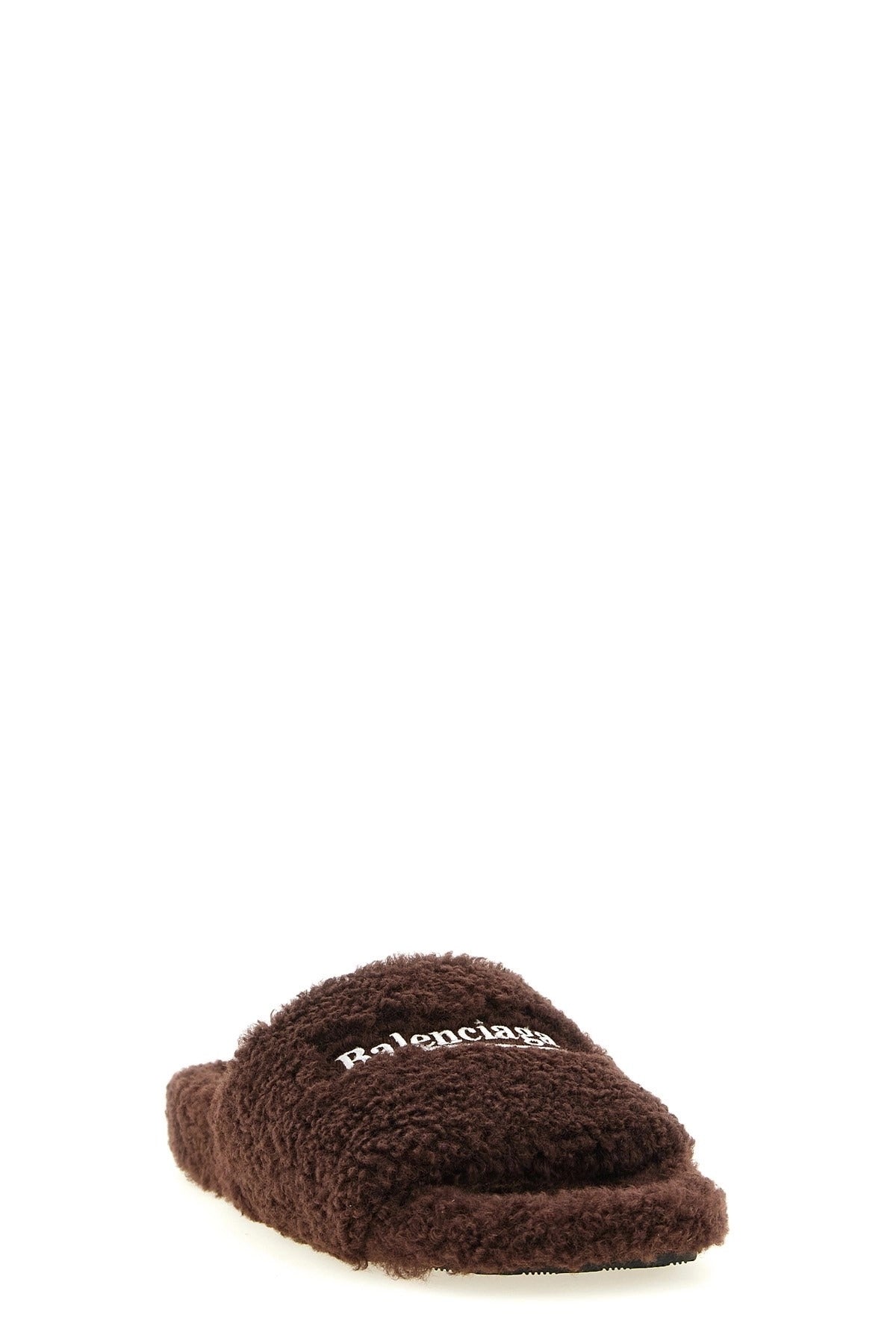 Balenciaga Furry Open Slides - alternate view