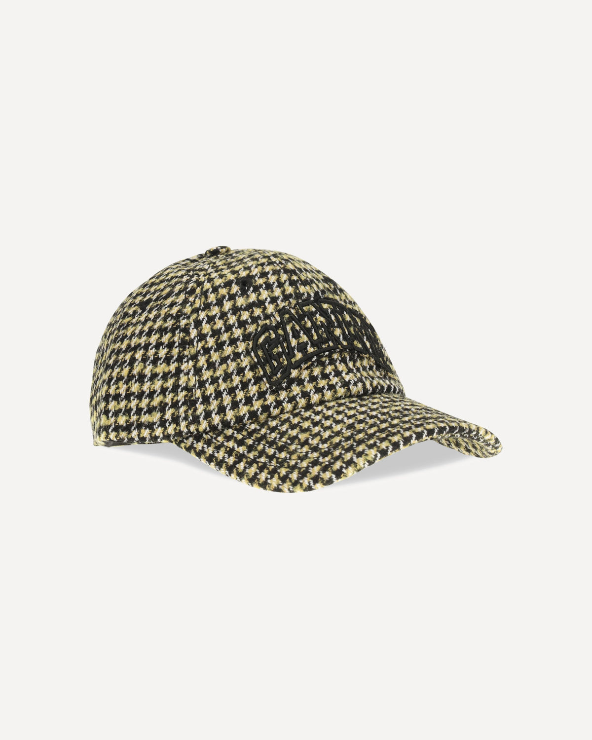 Ganni Woollen Check Cap - alternate view