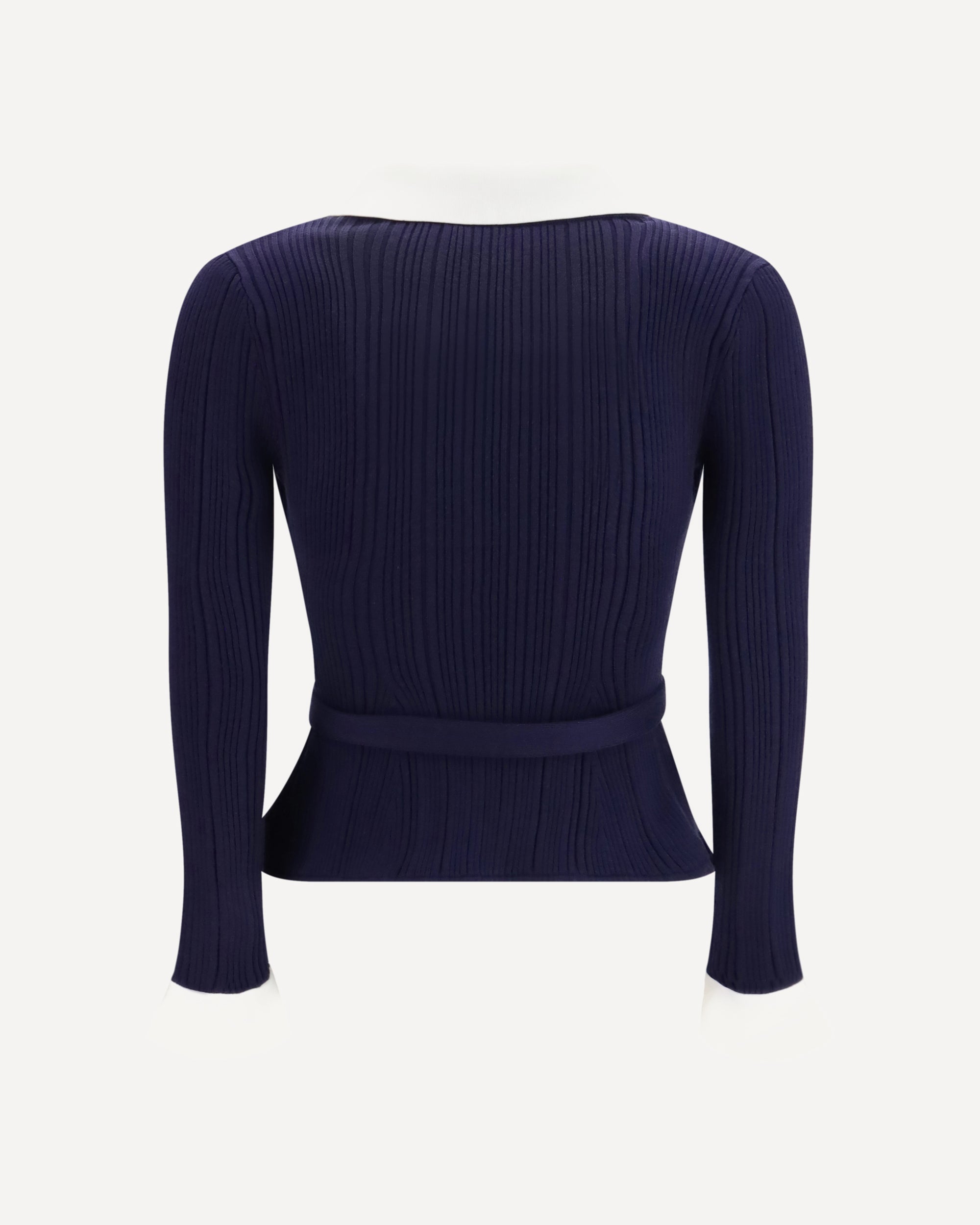 Self-Portrait Ribbed Cardigan - alternate view