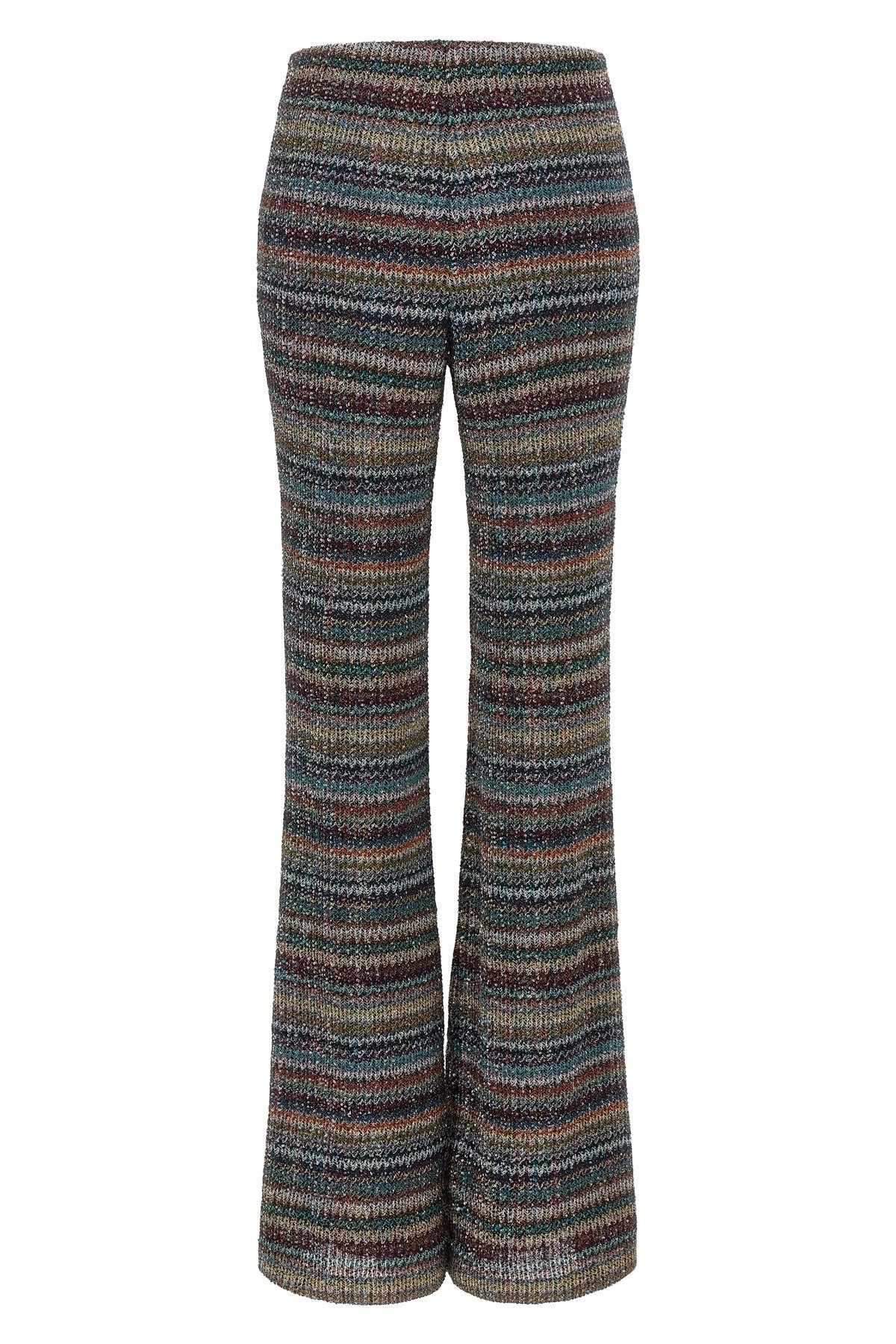 Missoni Greek Pattern Flared Pants - alternate view