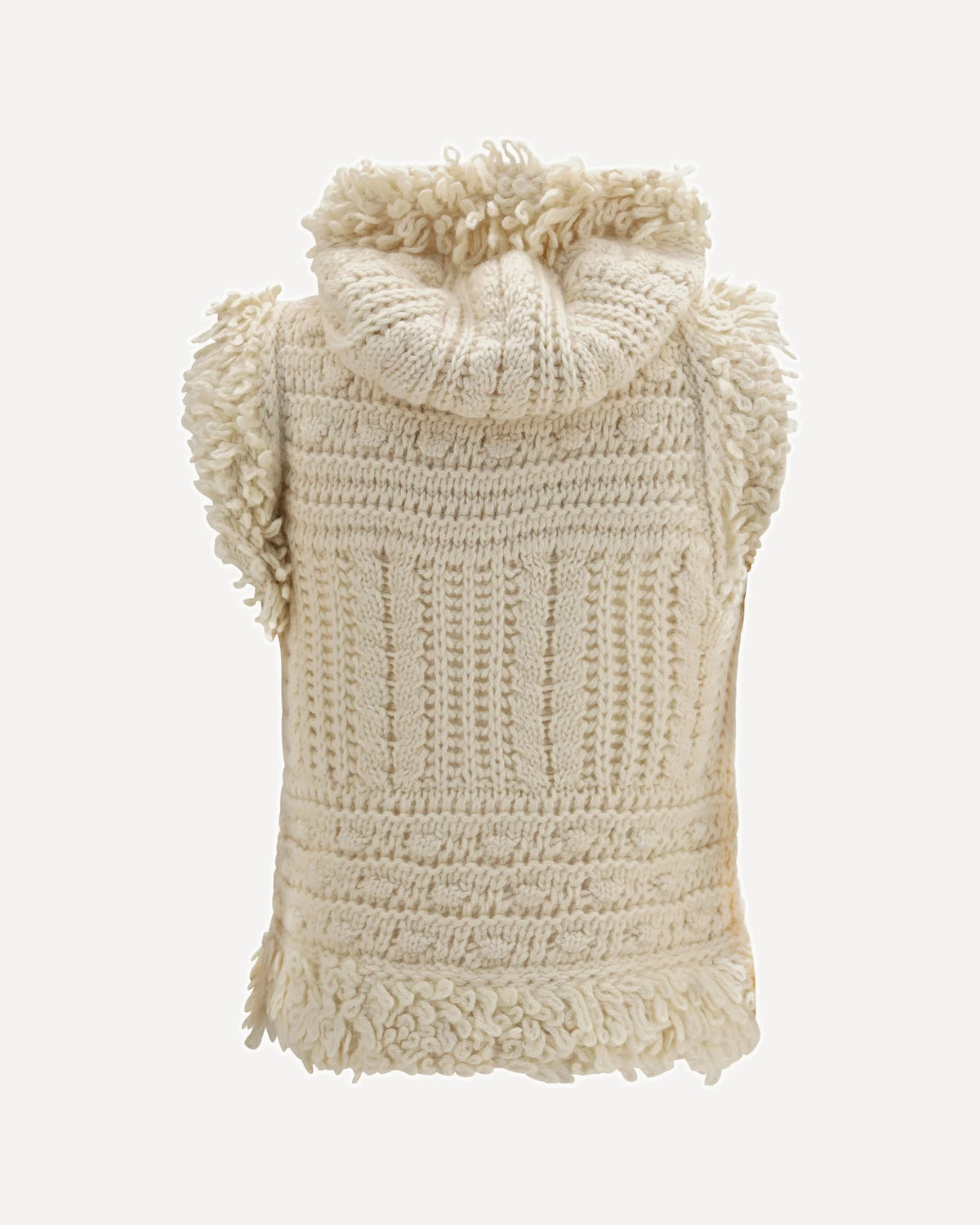 Fendi Wool Alpaca Hooded Gilet - alternate view