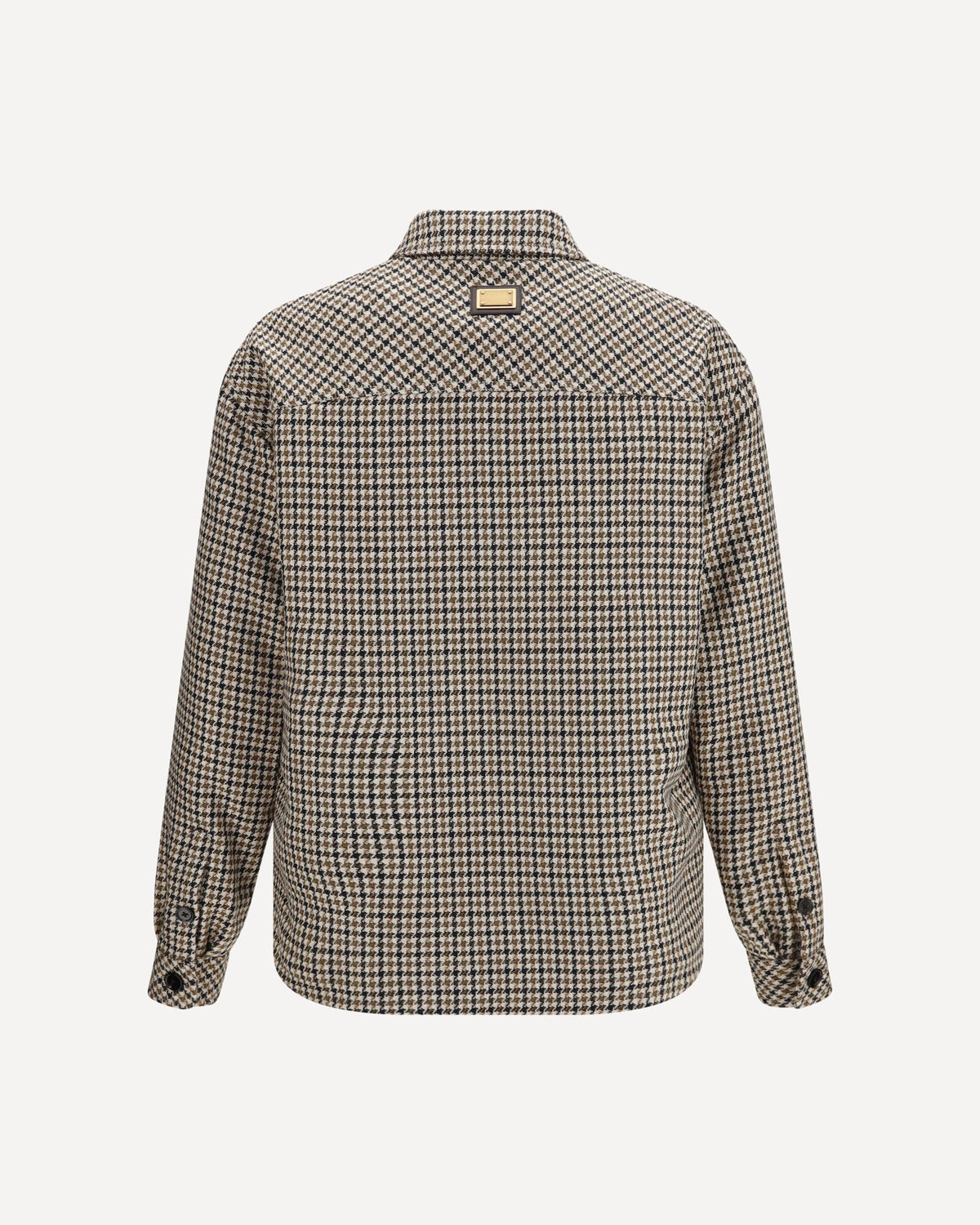 Dolce & Gabbana Quilted Houndstooth Wool Jacket - alternate view