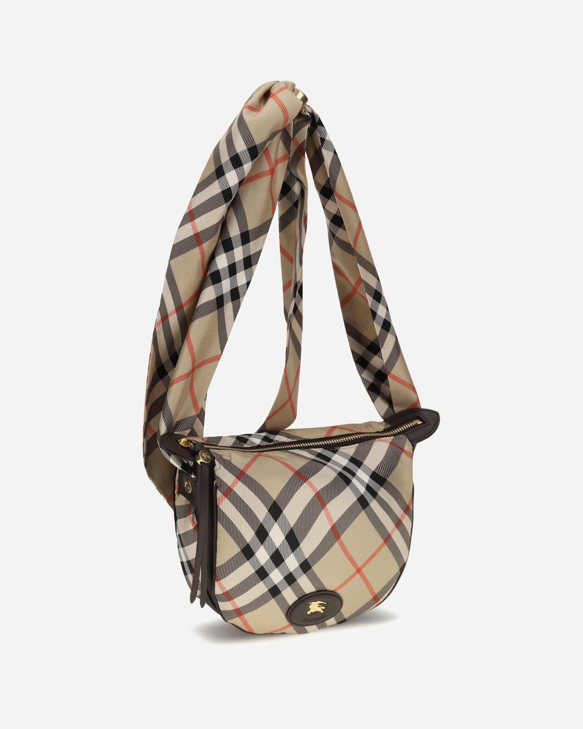 Burberry Ribbon Silk Twill Shoulder Bag