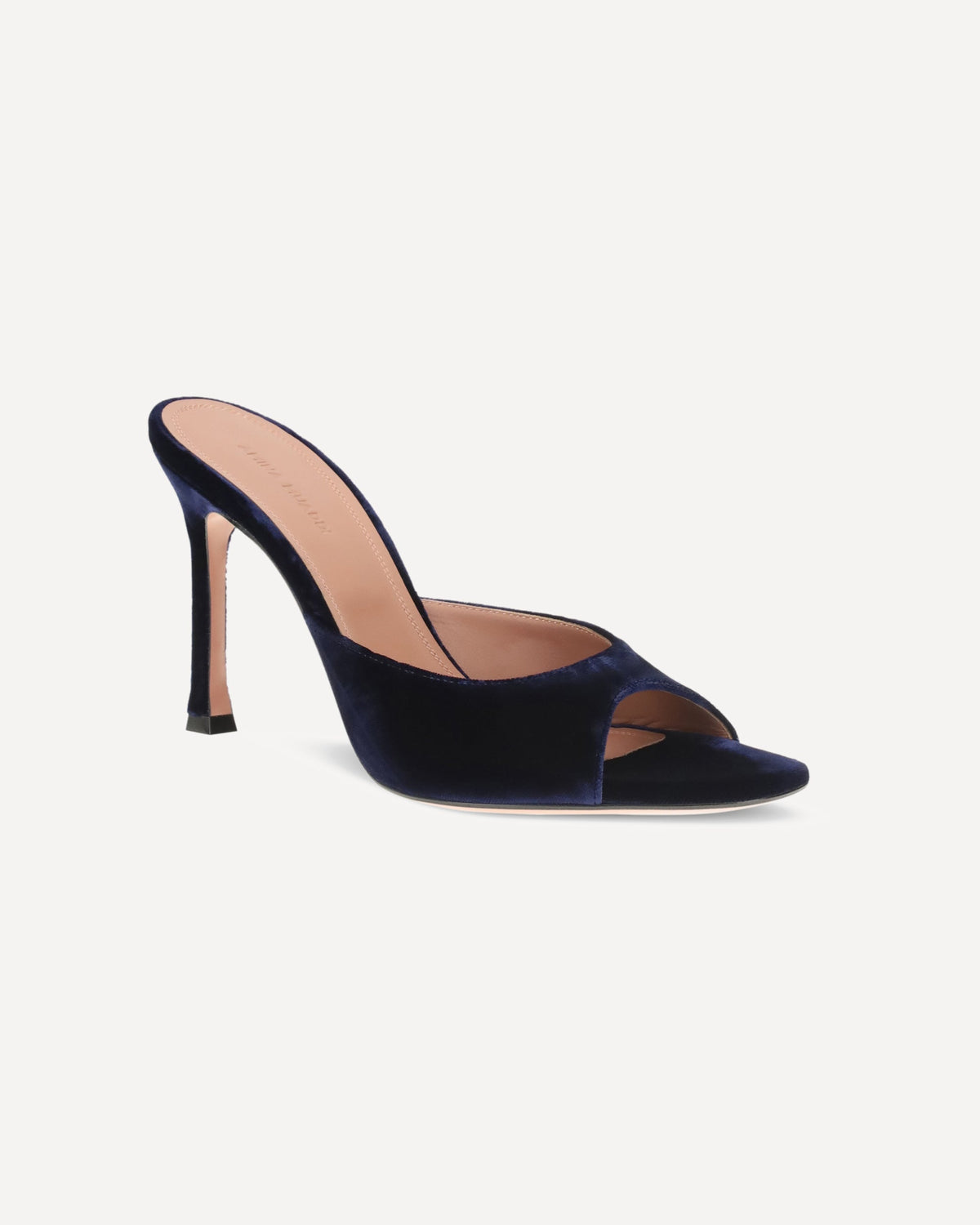 Amina Muaddi Alexa Velvet Sandals - alternate view