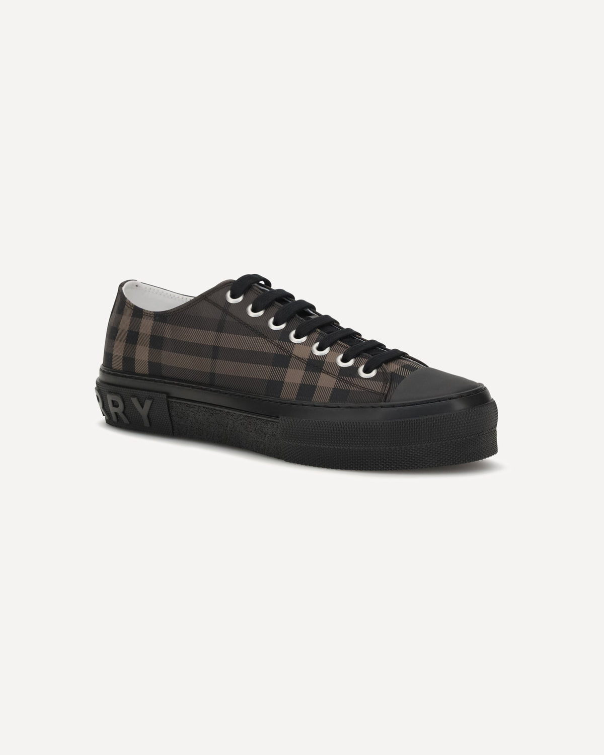 Burberry Jack Check Nylon-Blend Sneakers - alternate view