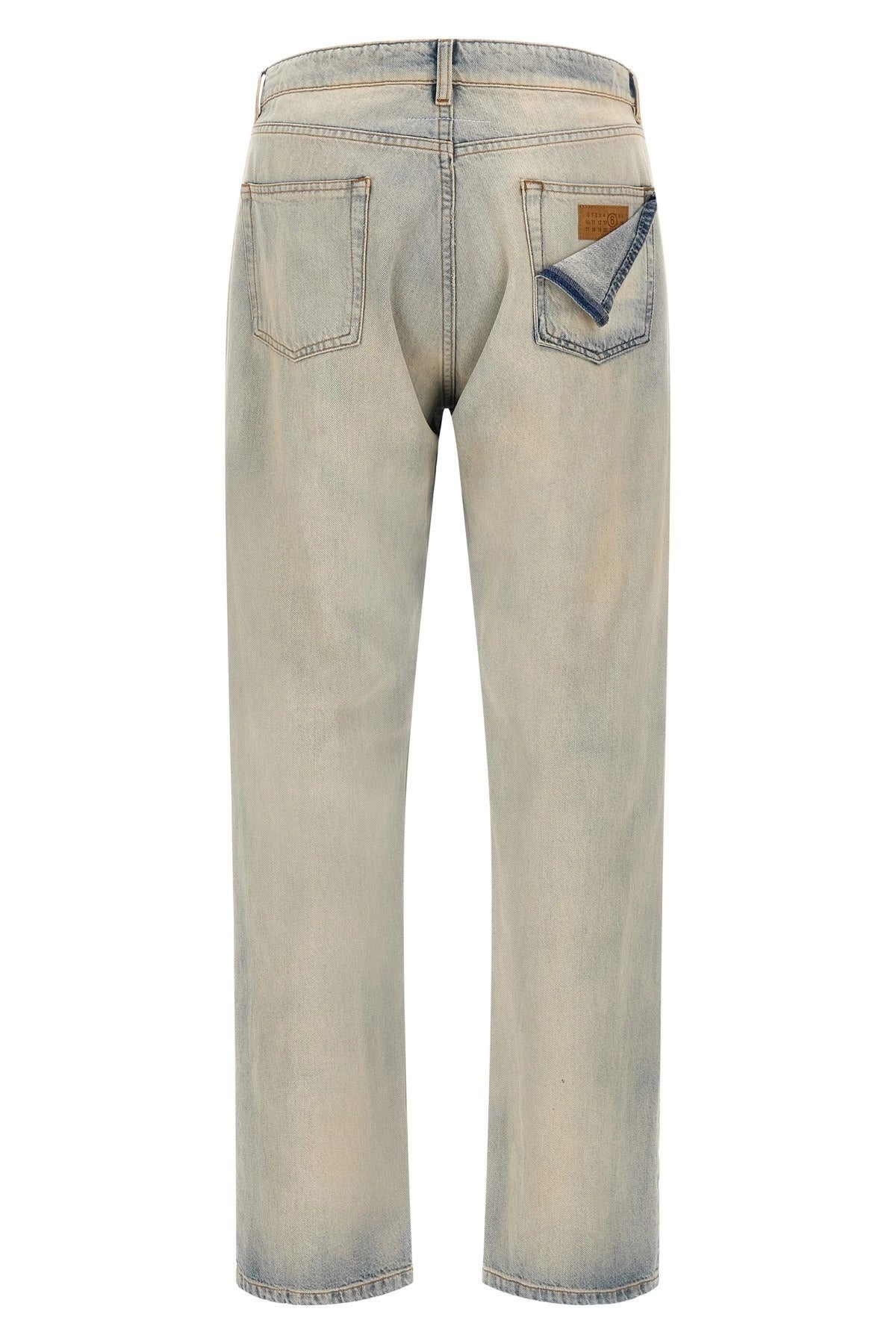 MM6 Maison Margiela Numeric Signature MM6 Jeans - alternate view