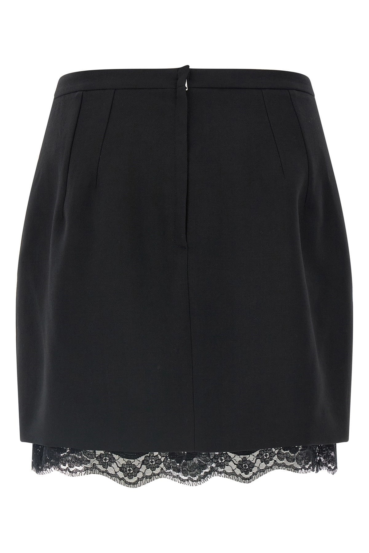 Dolce & Gabbana Double Crêpe Wool Mini Skirt - alternate view