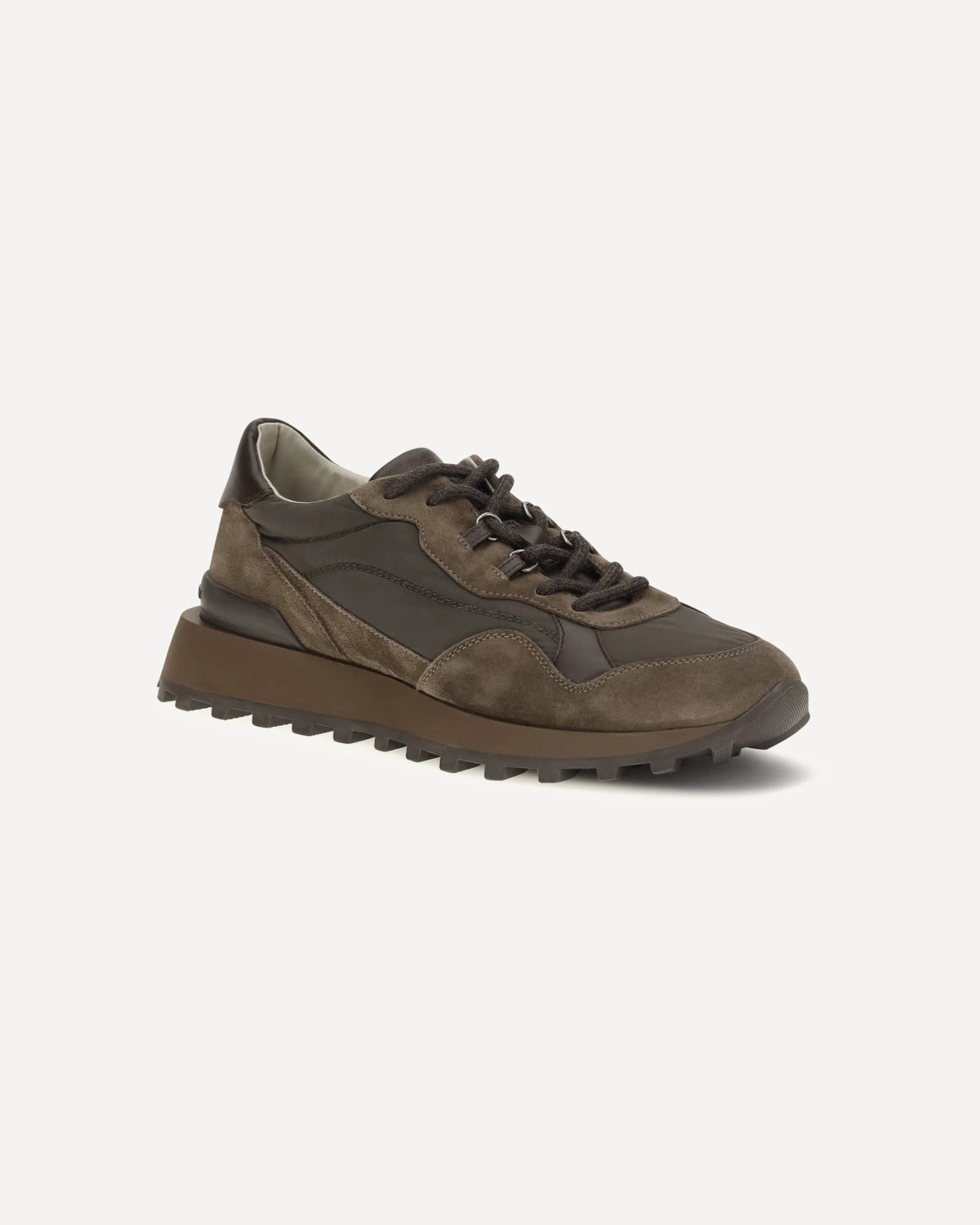 Brunello Cucinelli Suede Techno Cotton Sneakers - alternate view