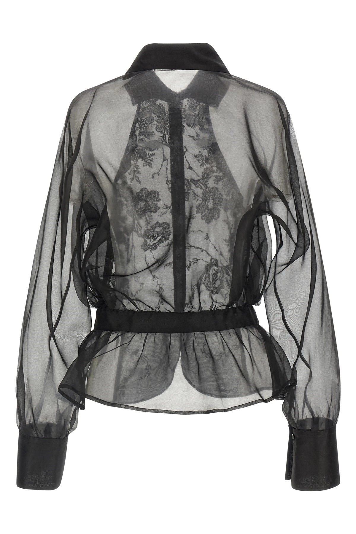 Ermanno Scervino Silk And Lace Shirt - alternate view