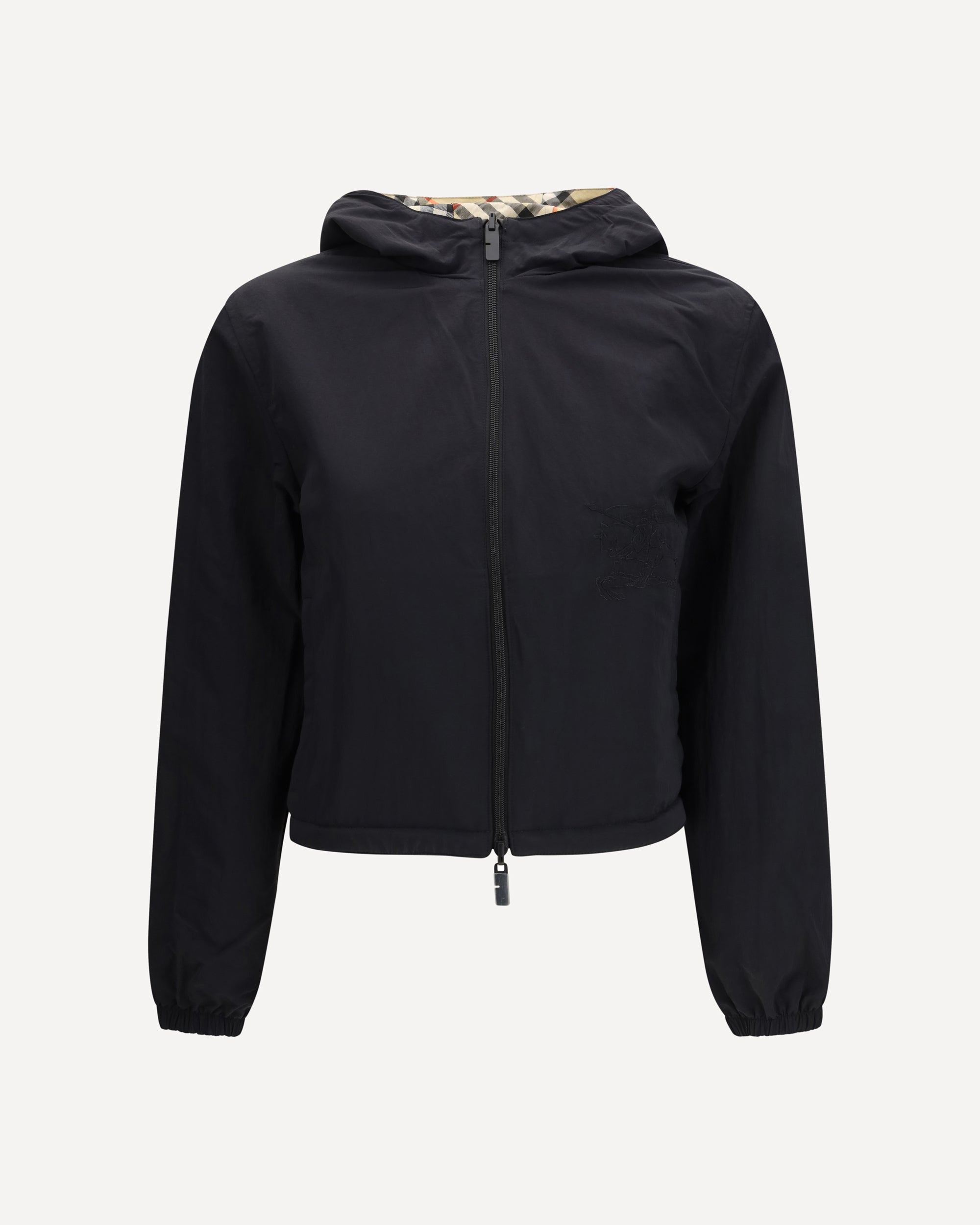 Burberry Reversible Cropped Check Jacket - alternate view
