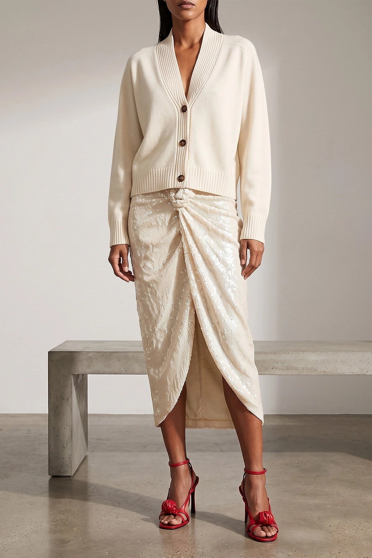 Loulou De Saison Kaia Cashmere Cardigan