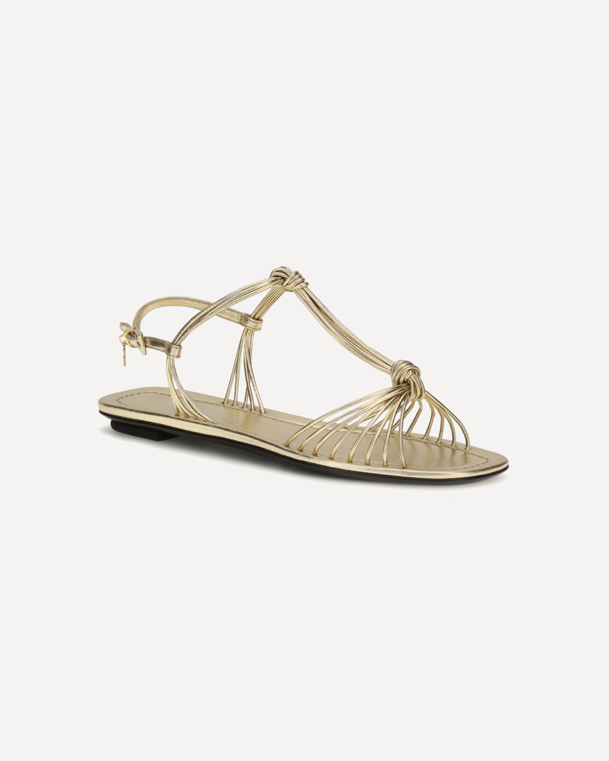 Prada Mordoré Nappa Sandals