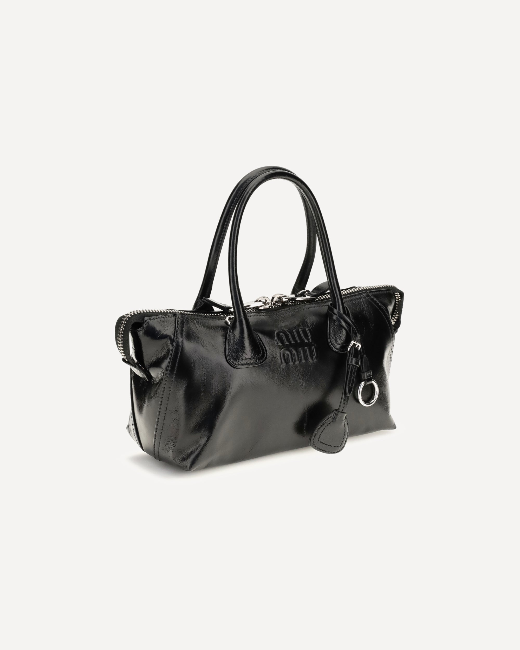 Miu Miu Glossy Leather Handbag