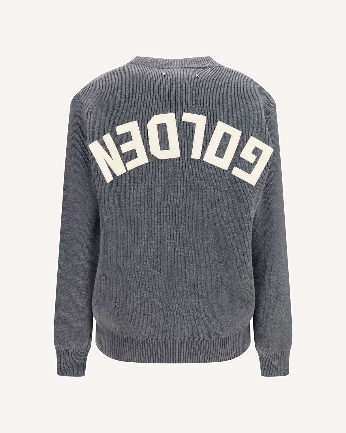 Golden Goose Cotton Crewneck Sweater With Back Logo - alternate view