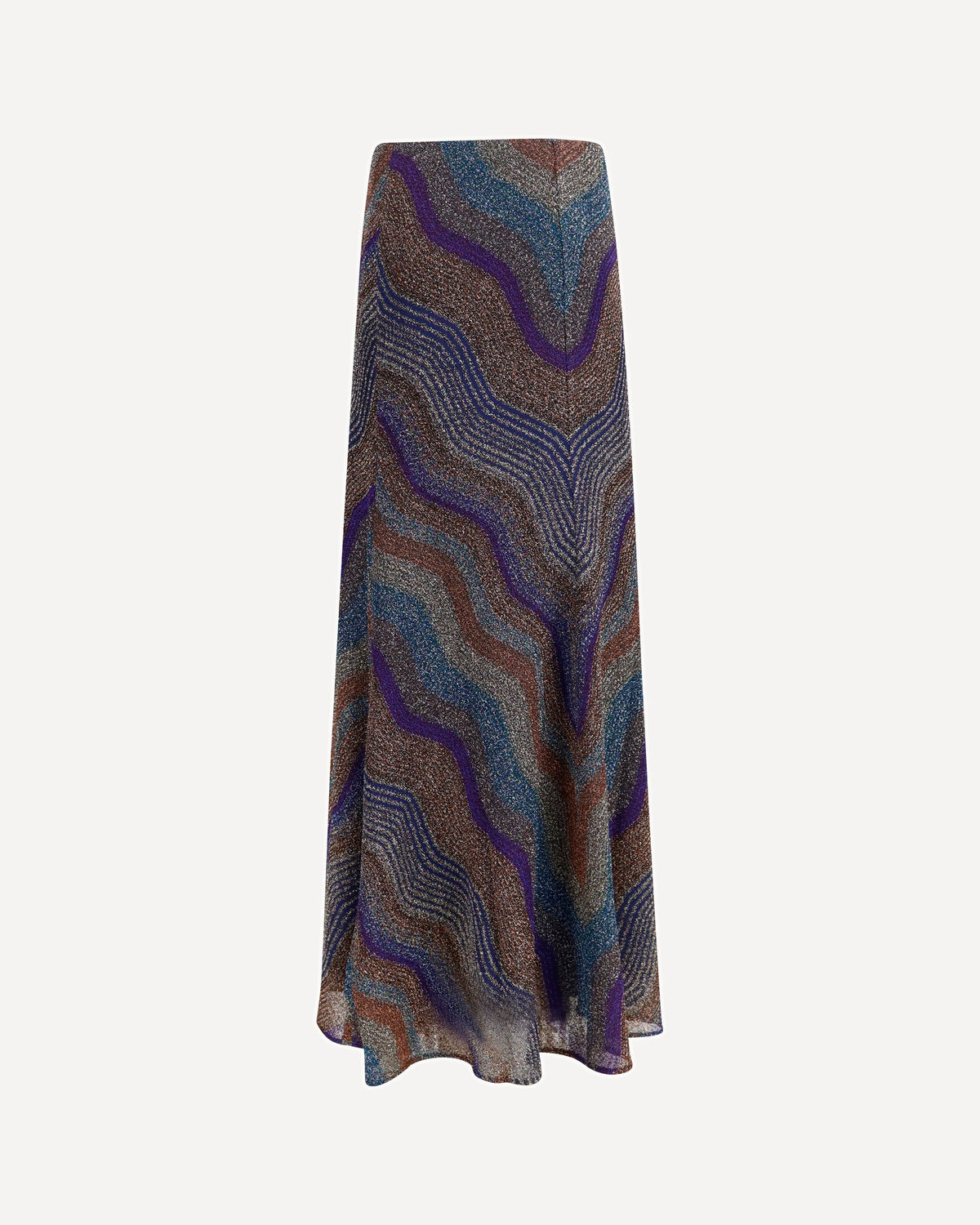 Missoni Sequined Chevron Lamé Skirt - alternate view